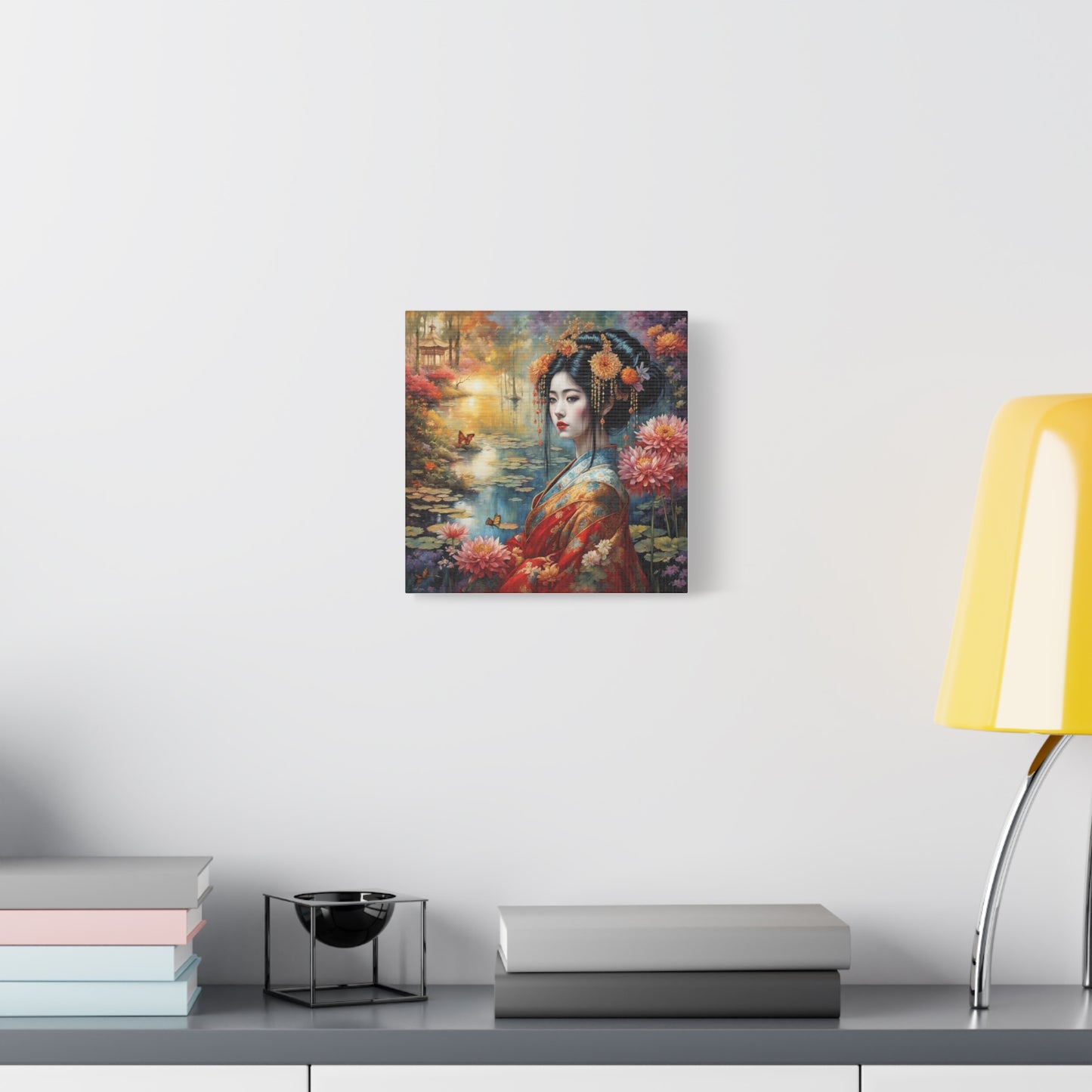 Beautiful Woman Asian Abstract Art