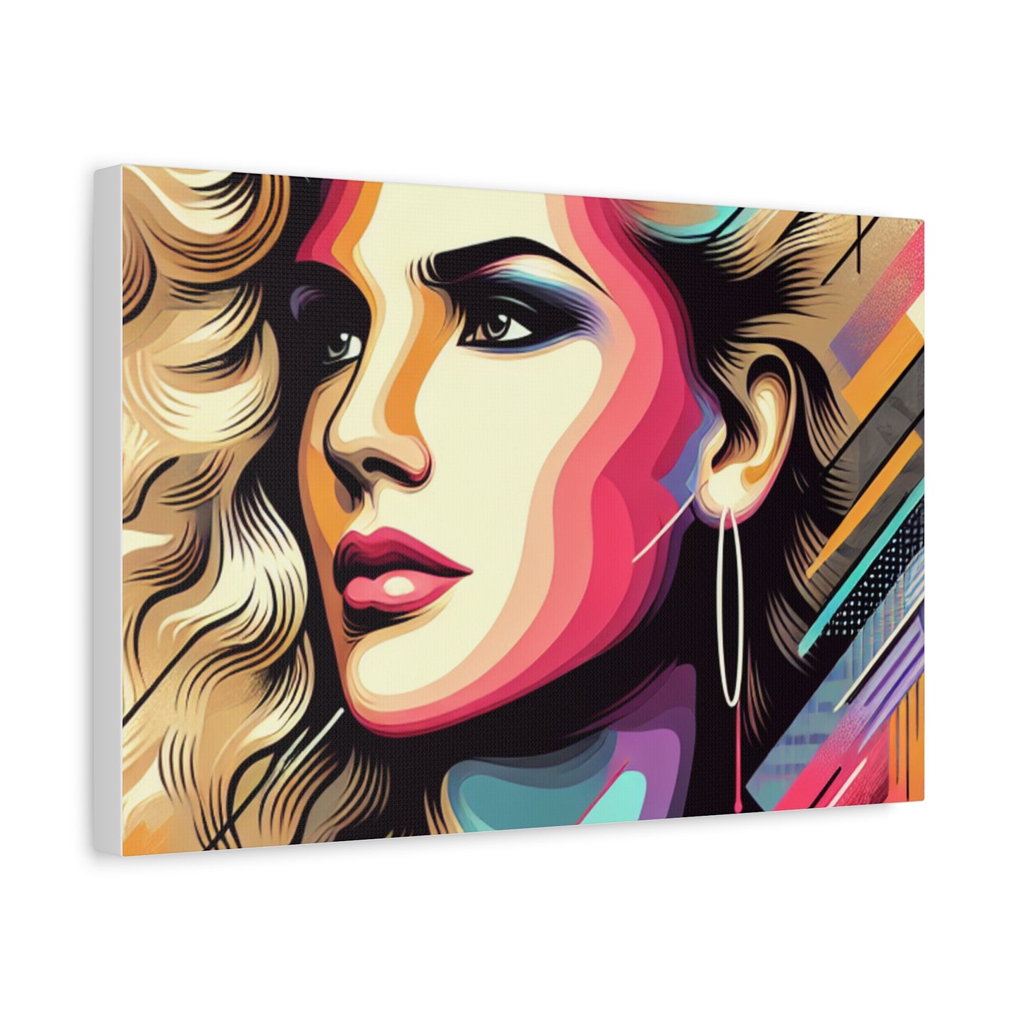 Pretty Woman Abstract Art