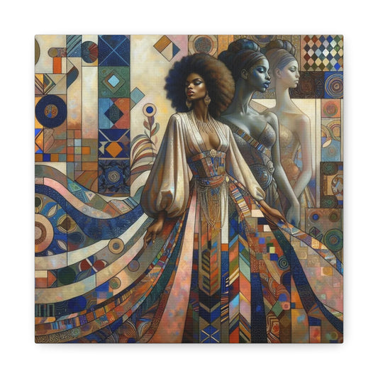 Beautiful Black Woman Canvas Art