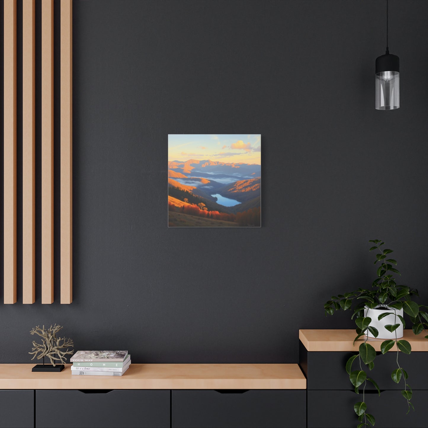 Canvas Print - The Ozark Mountain Lake Art