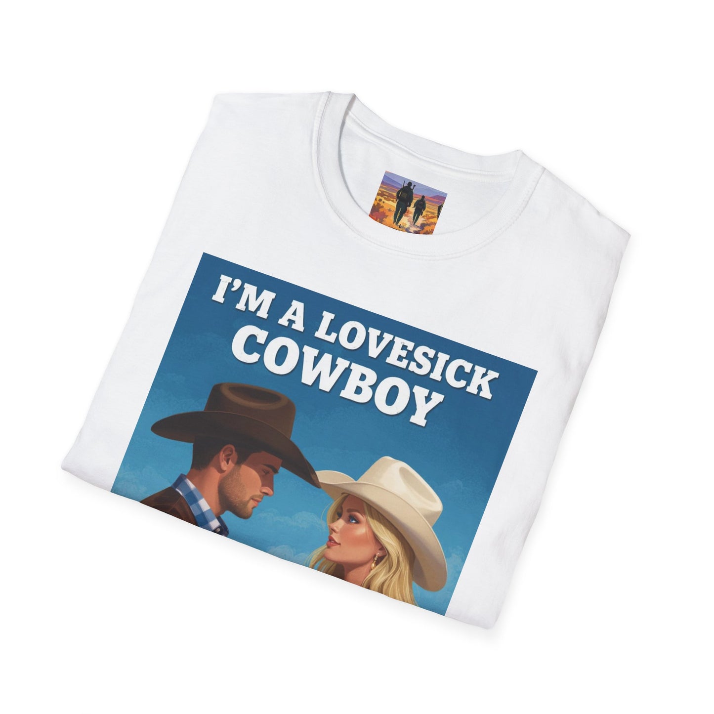 I'm a Lovesick Cowboy Western Boho, Unisex T-Shirt,