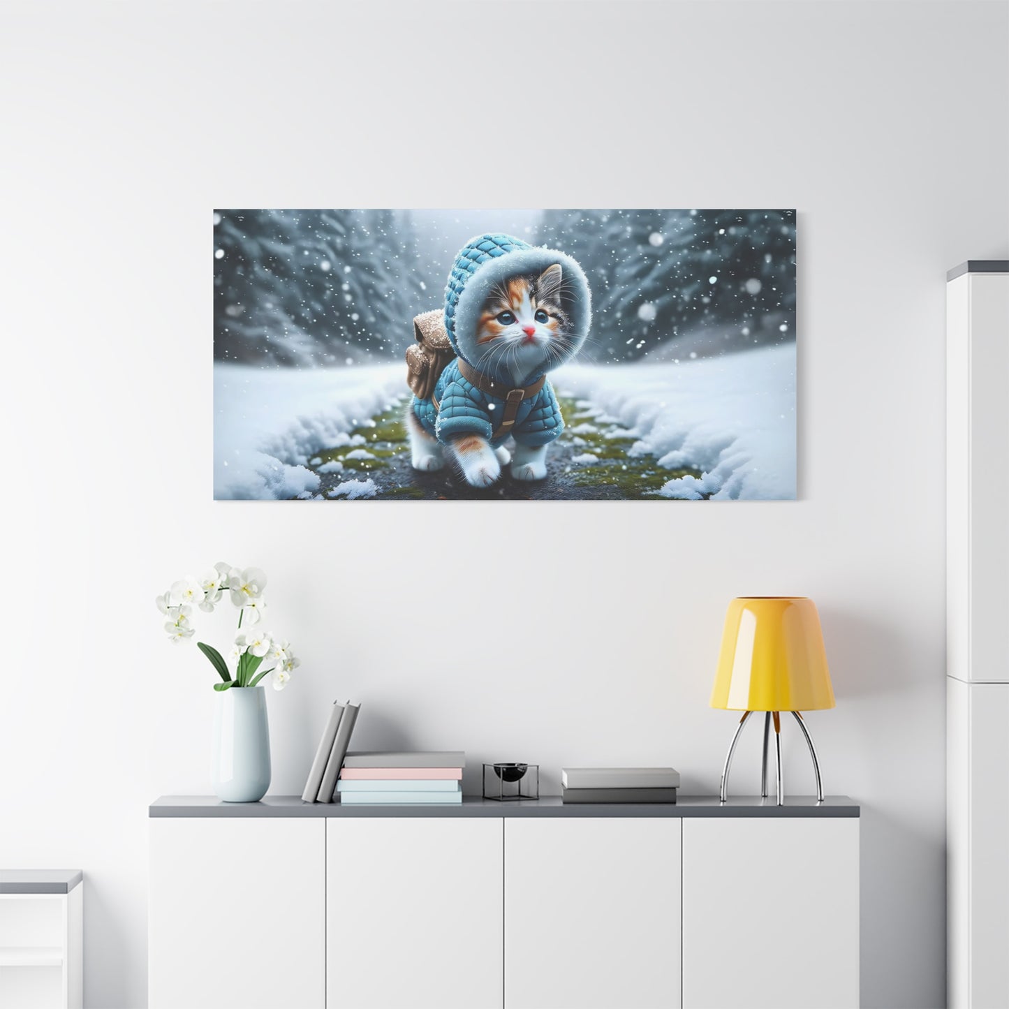 Kitten with a Coat Art