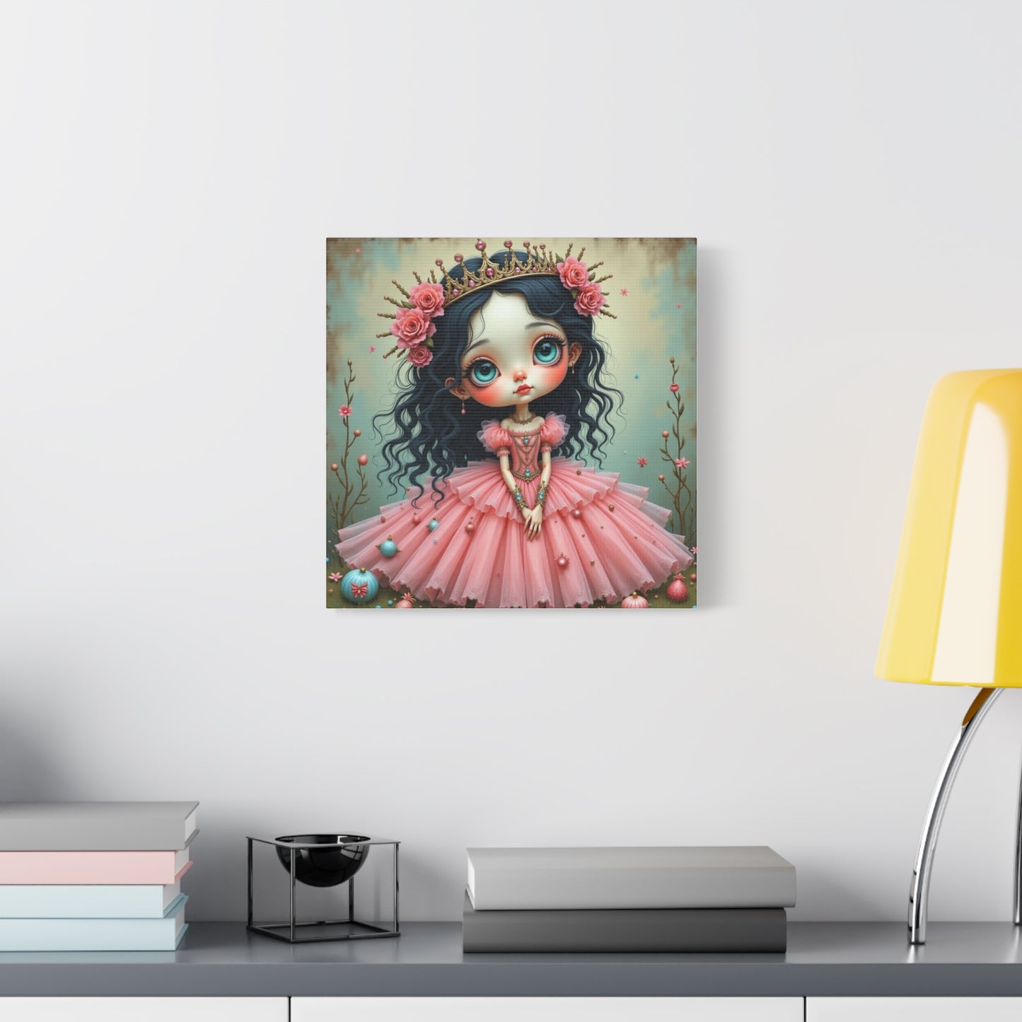 Girl in a Pink Dress Art