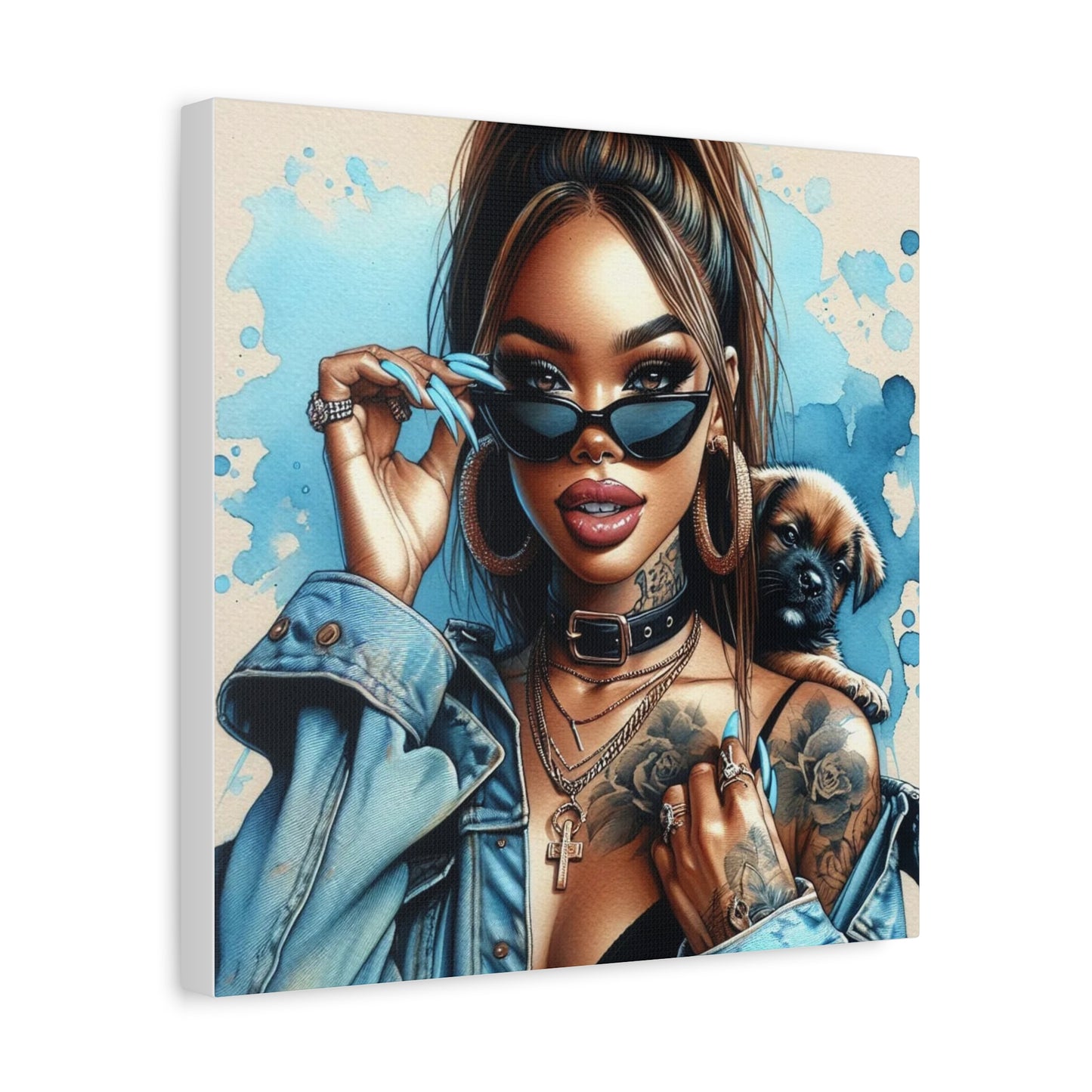 Beautiful Black Woman Canvas Art