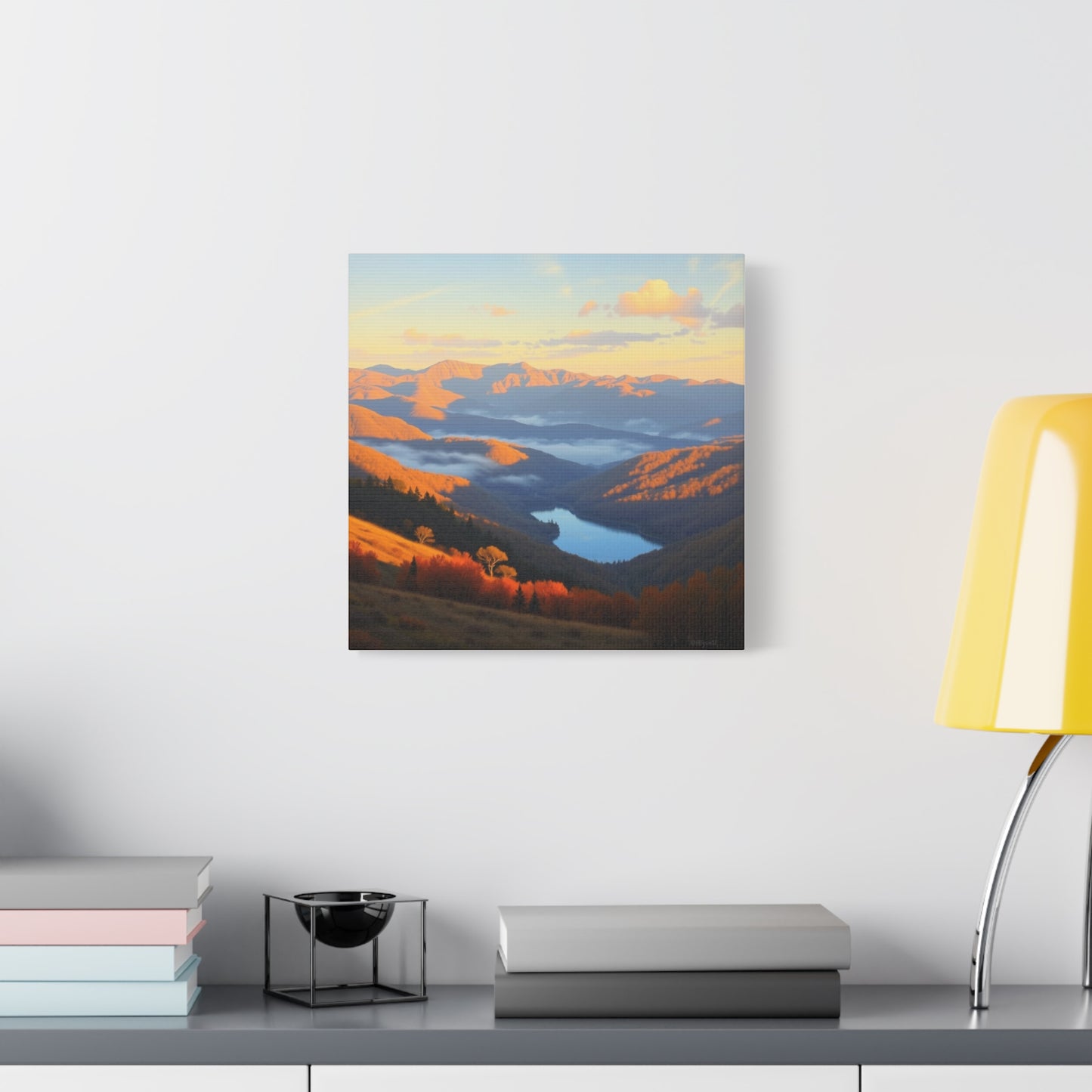 Canvas Print - The Ozark Mountain Lake Art