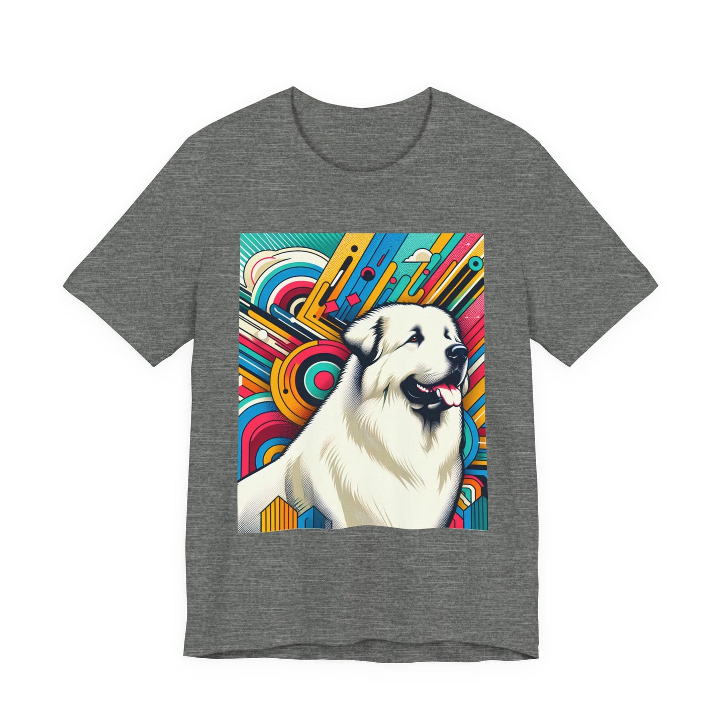 Retro Colorful Great PyreneesTee - Unisex Shirt