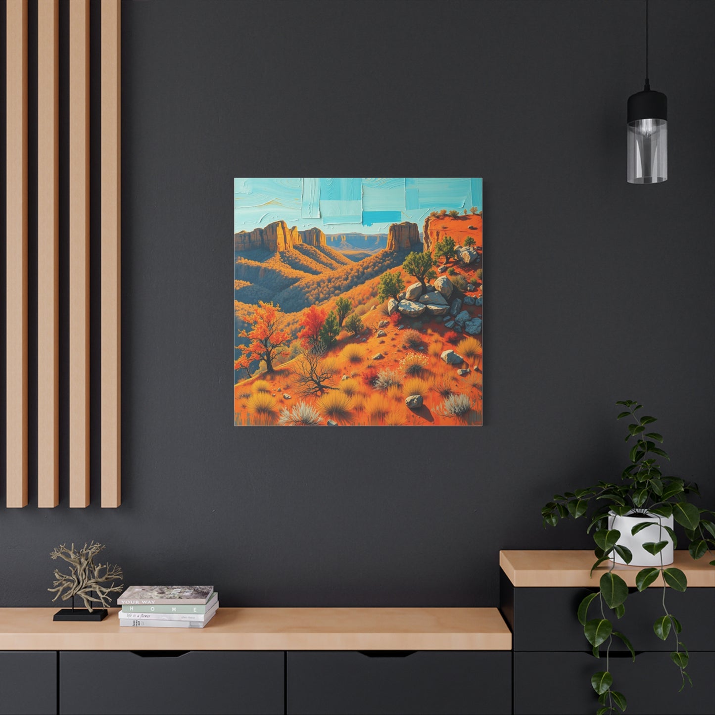 Canvas Print -Abstract 3 Southwest Landscape Wall Art