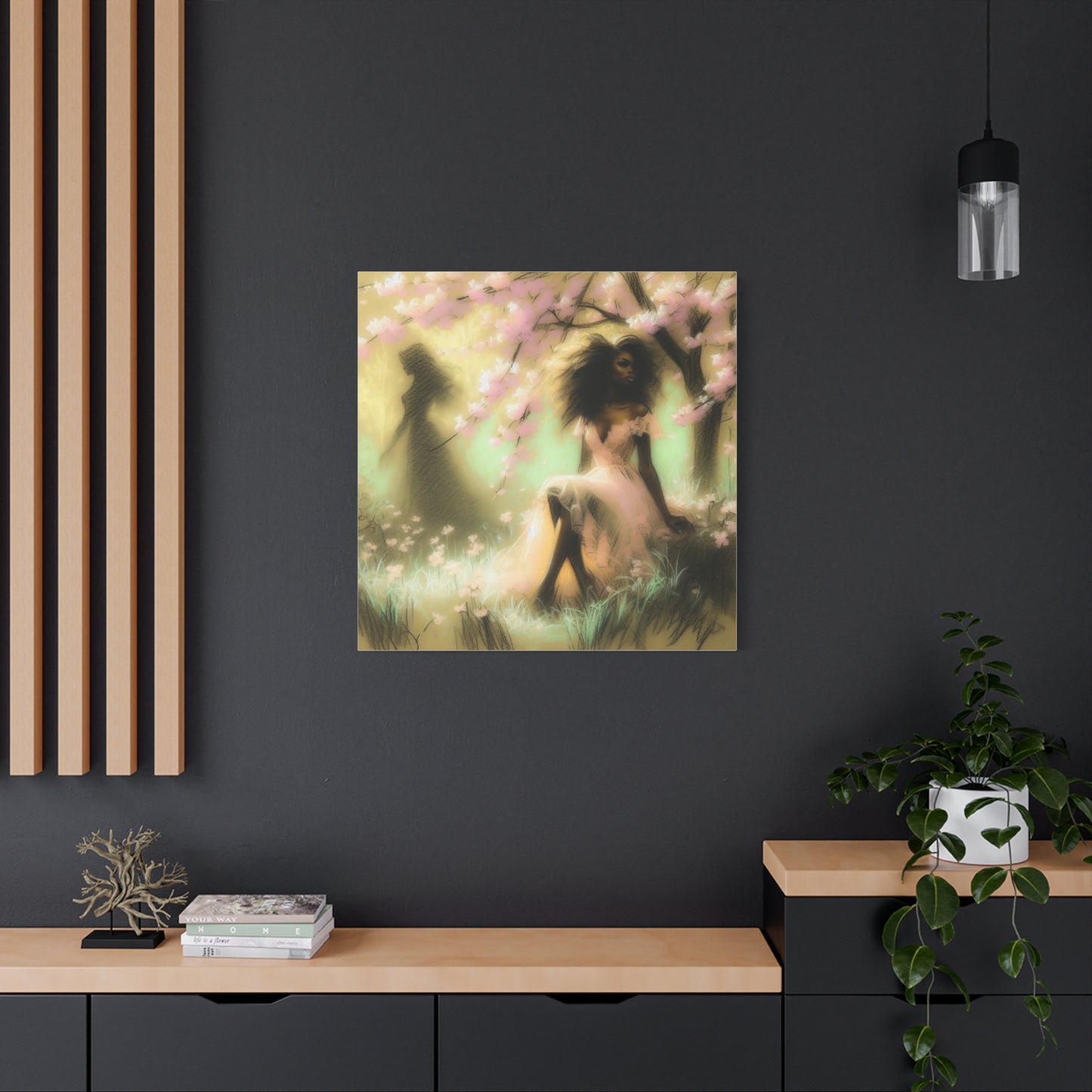 Beautiful Black Woman Canvas Art