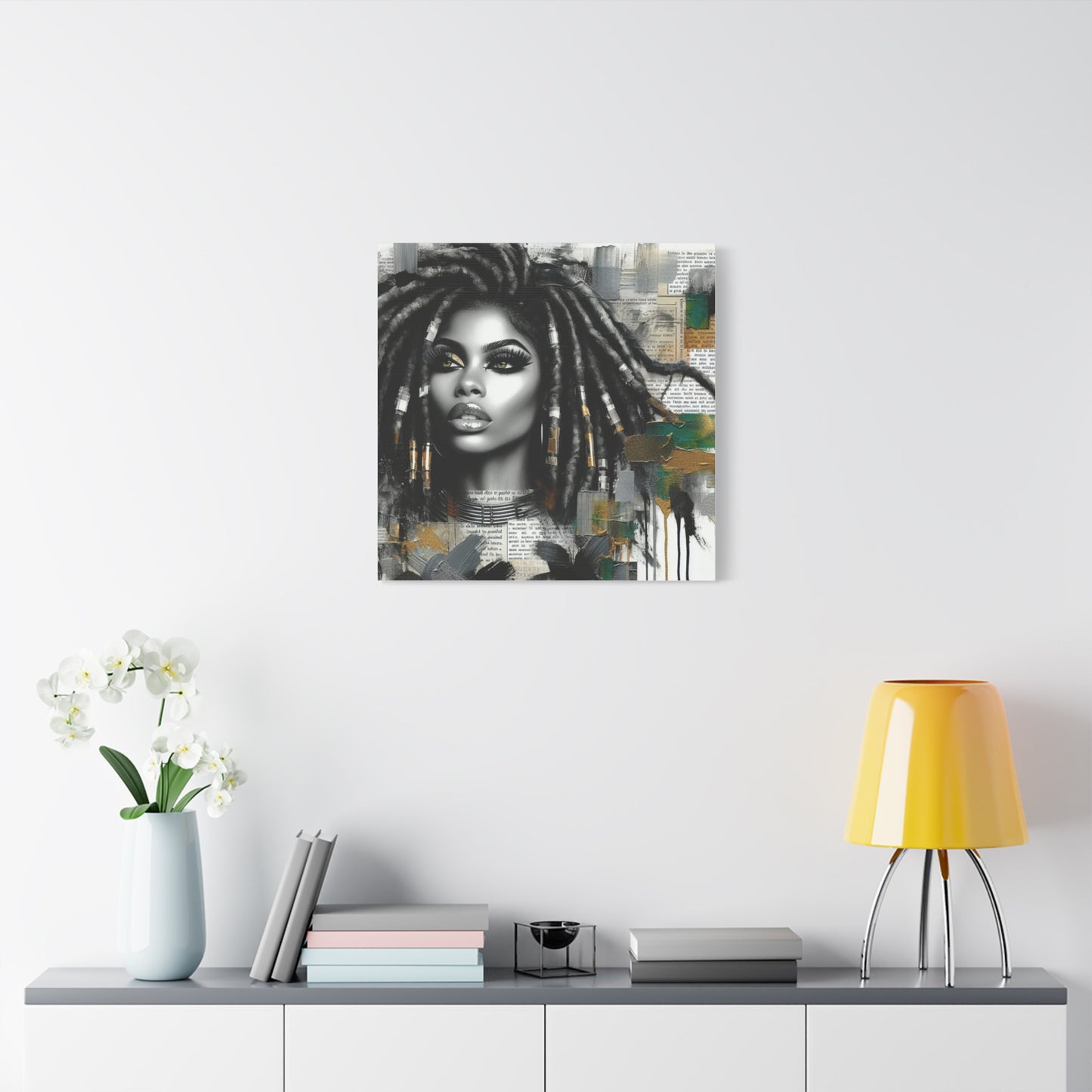 Beautiful Black Woman Canvas Art