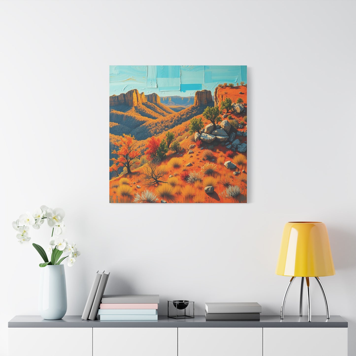 Canvas Print -Abstract 3 Southwest Landscape Wall Art