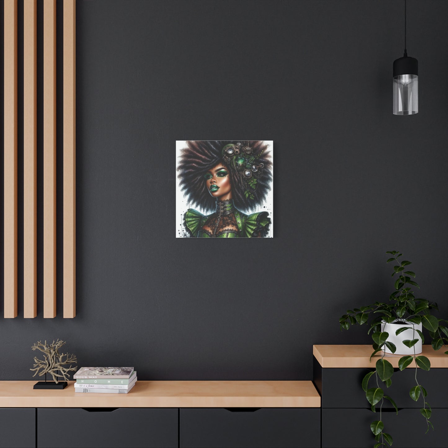 Beautiful Black Woman Canvas Art