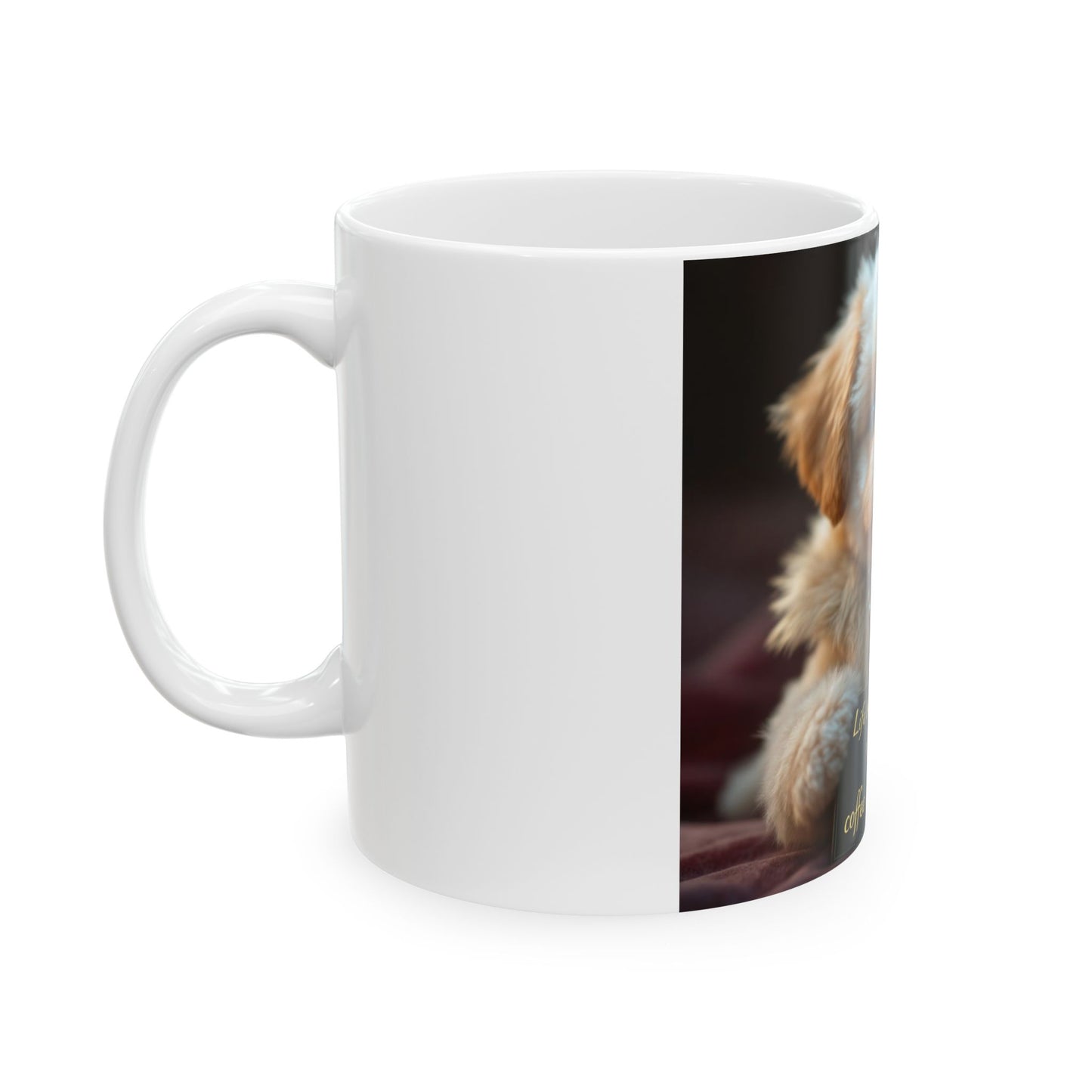 Life Happens Coffee Helps Ceramic Mug (11oz, 15oz)