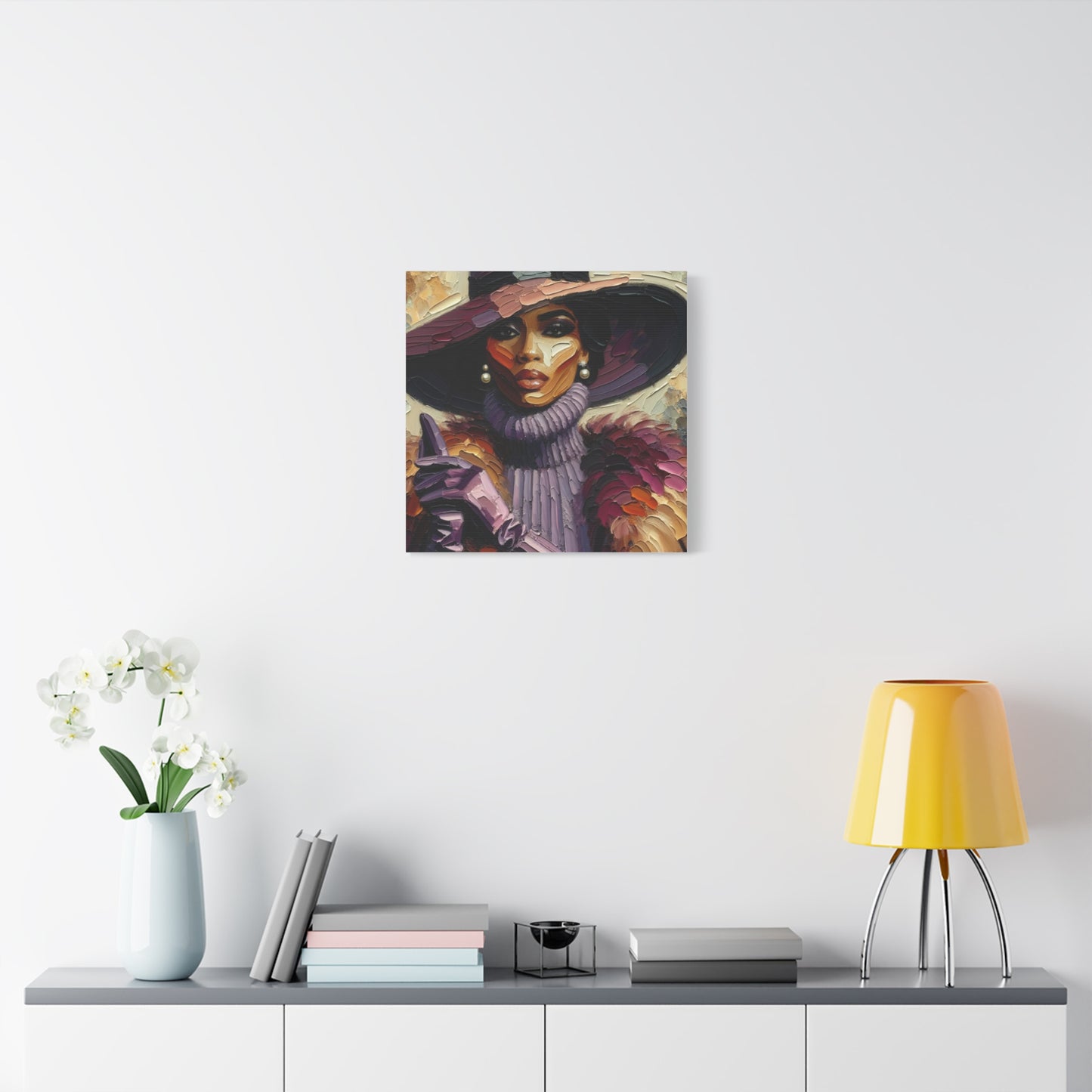 Beautiful Black Woman Canvas Art