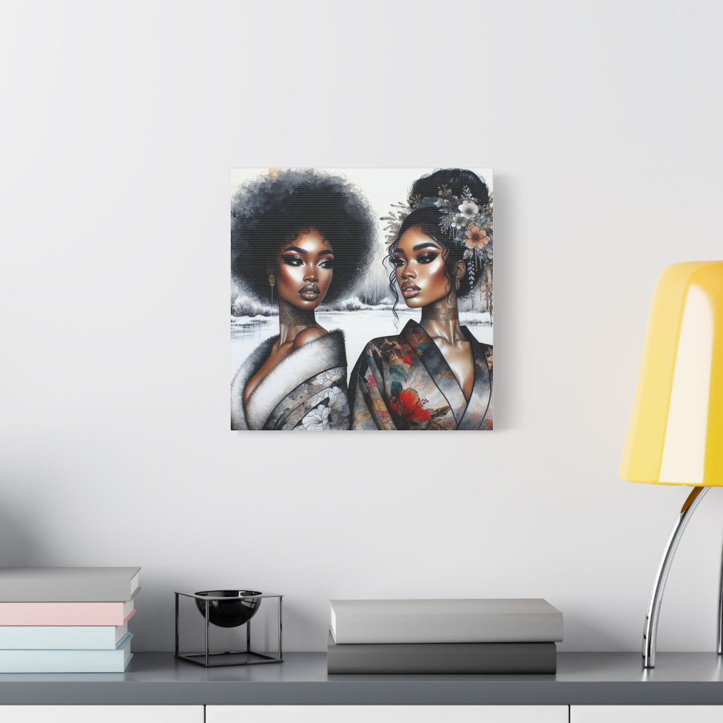 Beautiful Black Woman Canvas Art