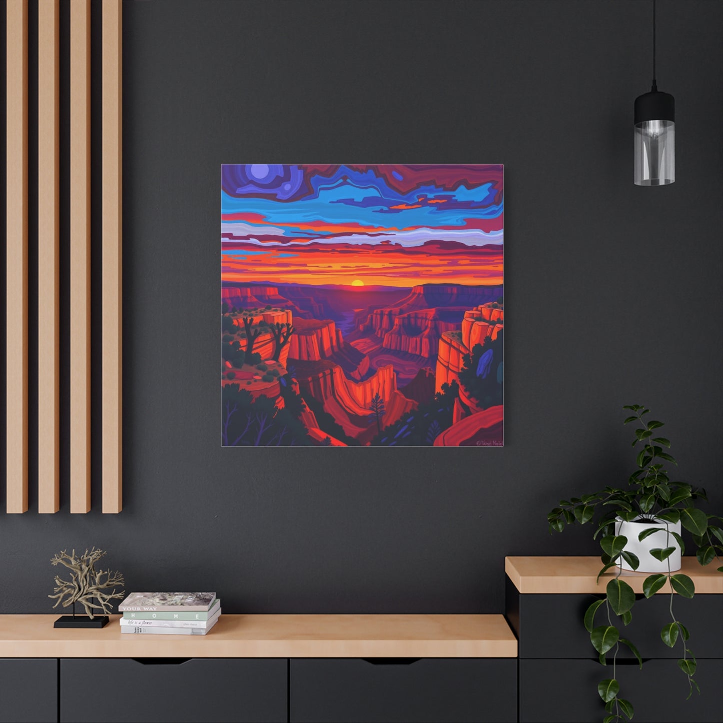 Canvas Print - Grand Canyon Abstract Art 2
