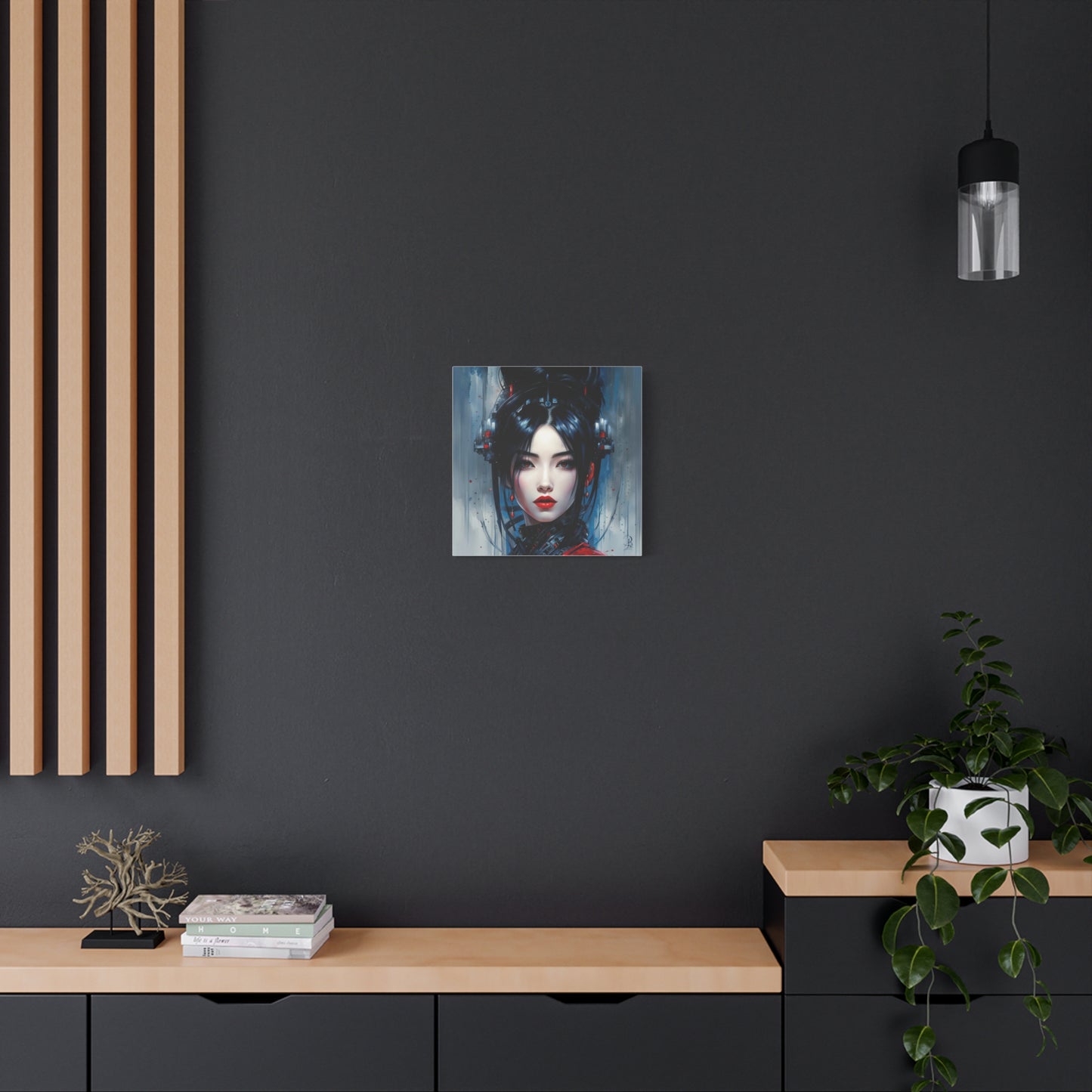 Beautiful ScFi Woman Asian Abstract Art