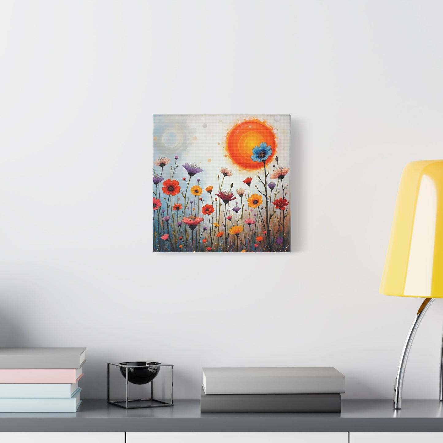 Flowers in the Sun Abstract Art