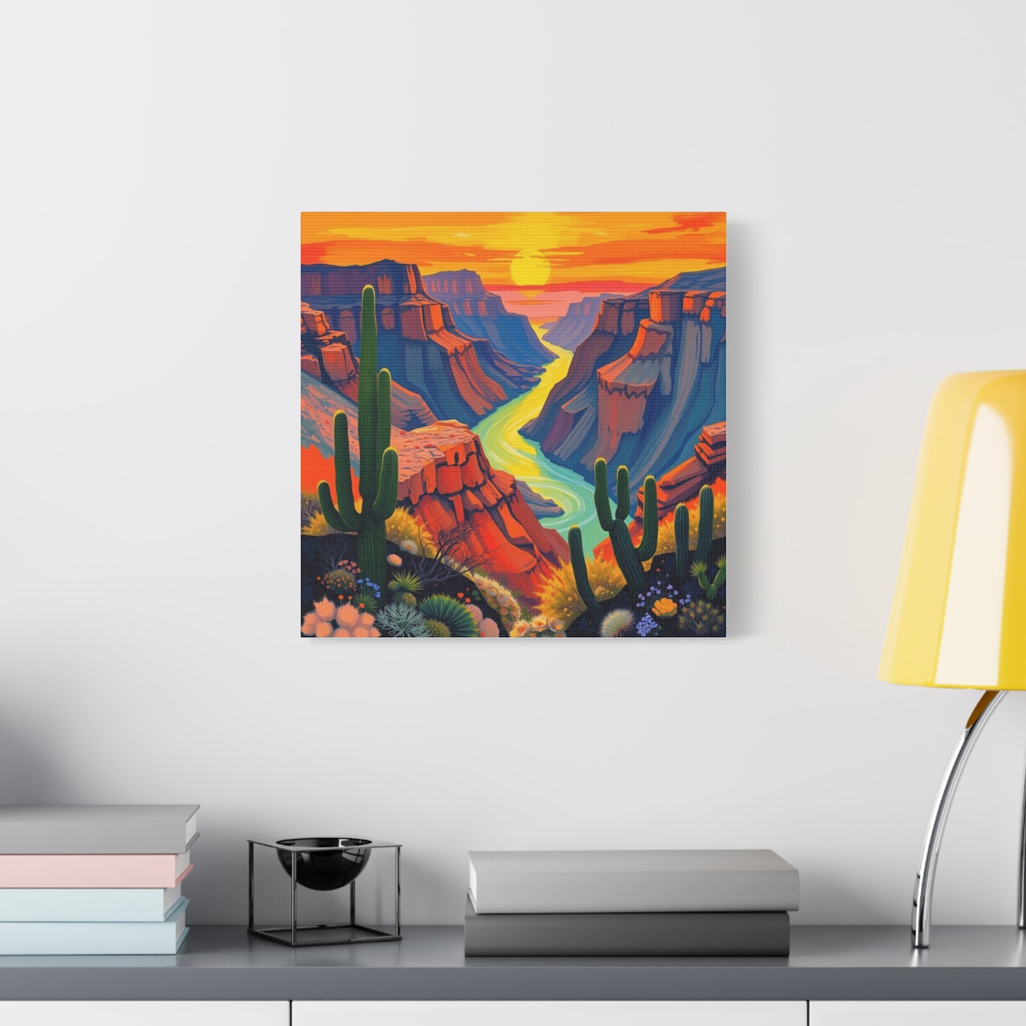 Canvas Print - Grand Canyon Abstract Art 1