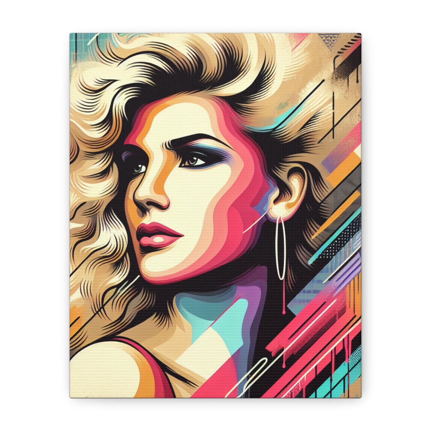 Pretty Woman Abstract Art