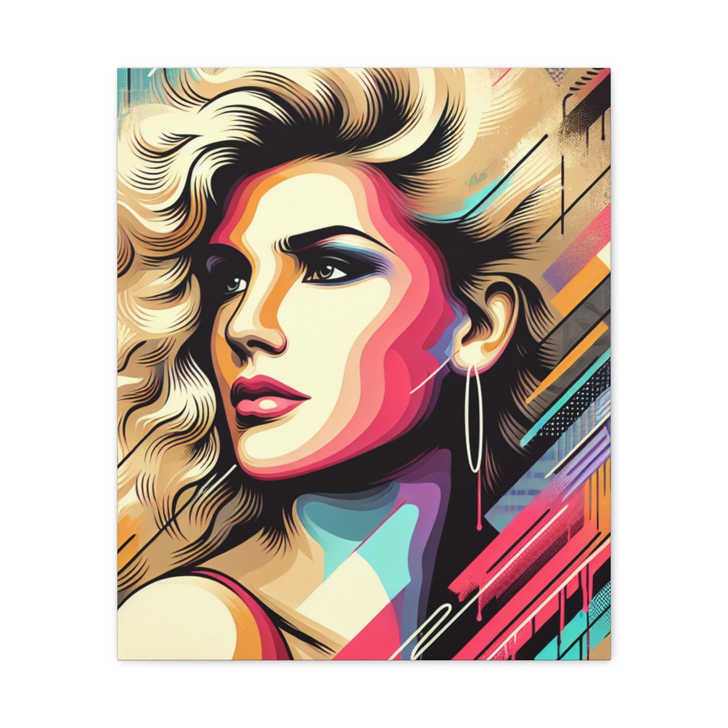 Pretty Woman Abstract Art
