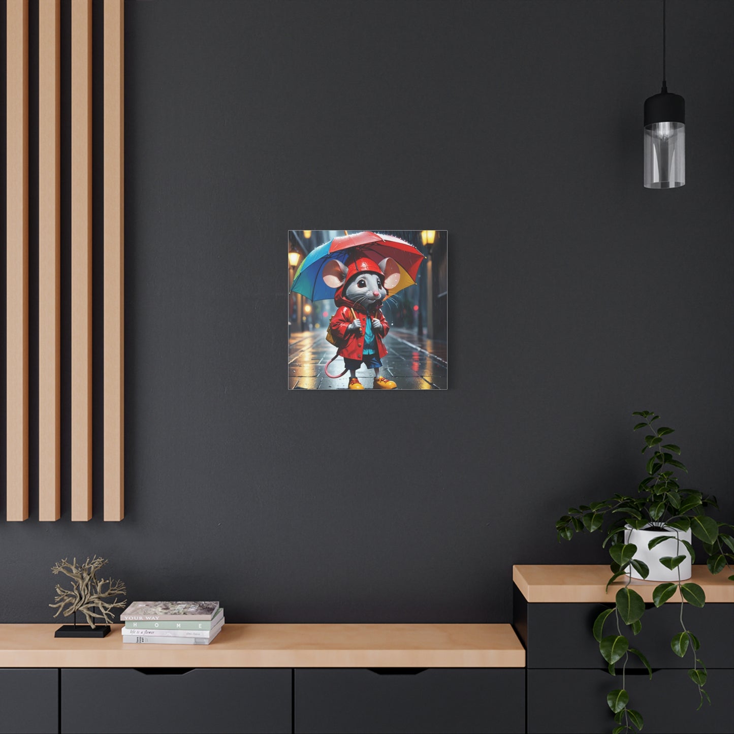 Mouse in the Rain Art