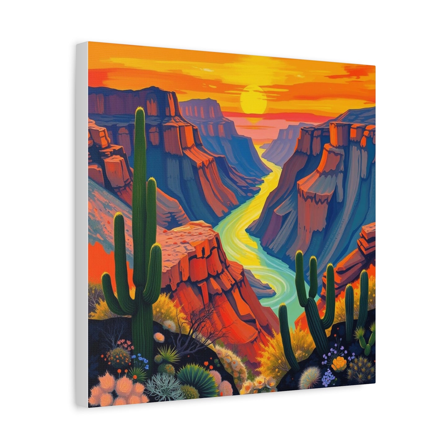 Canvas Print - Grand Canyon Abstract Art 1