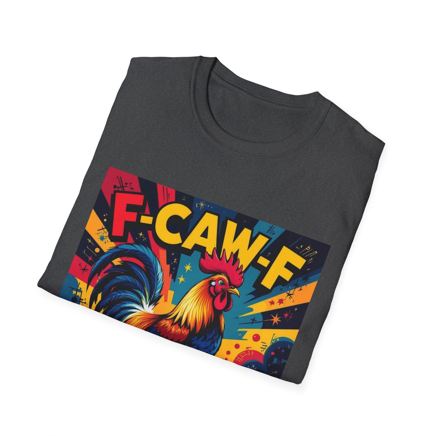 F-CAW-F Rooster Western Boho, Unisex T-Shirt,