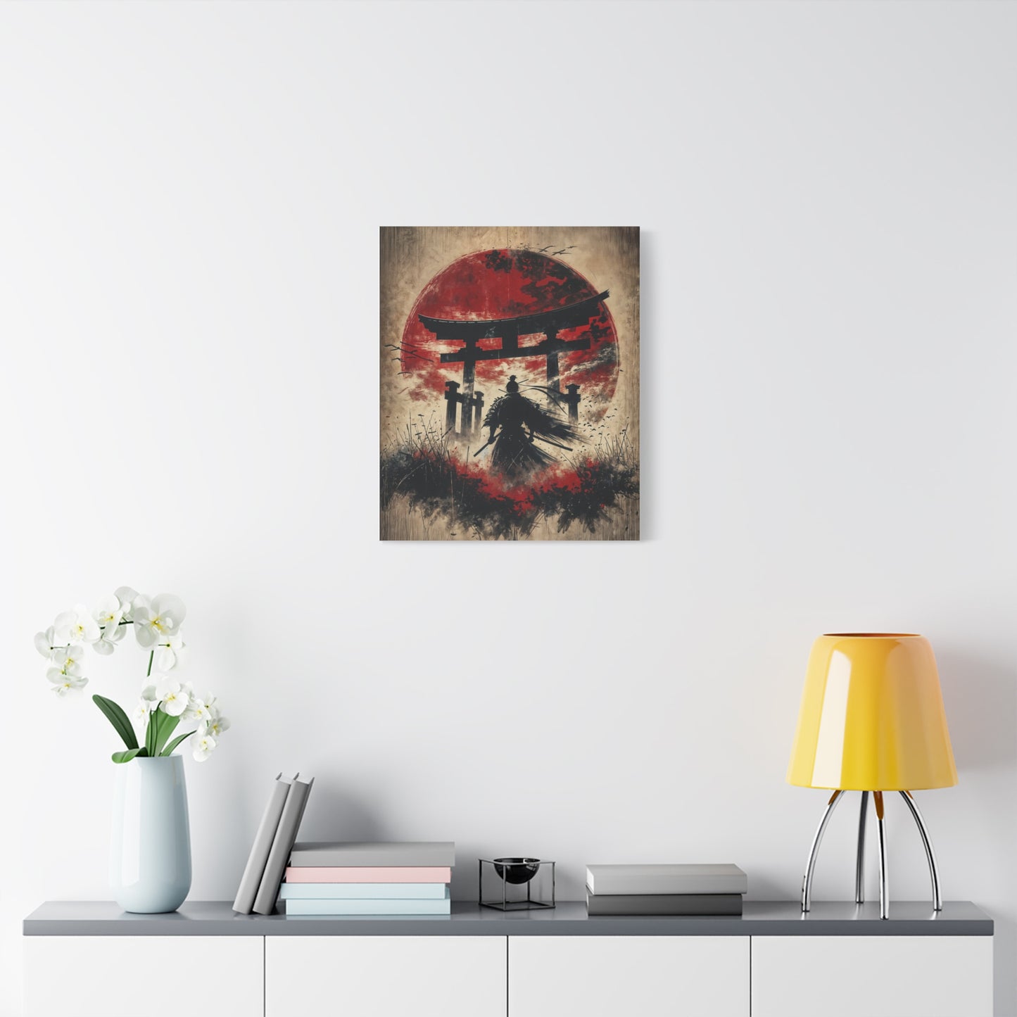 Samurai Asian Abstract Art