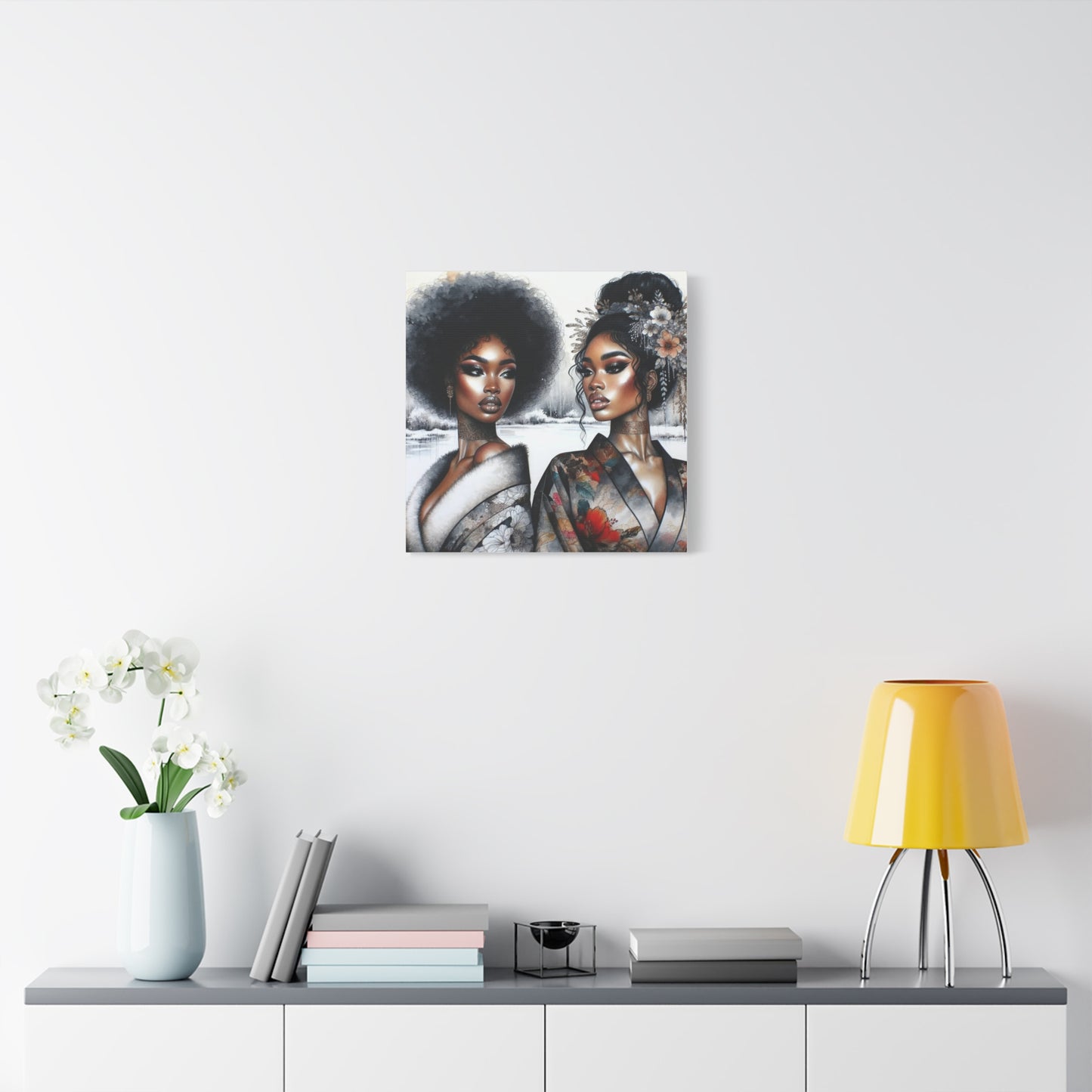 Beautiful Black Woman Canvas Art