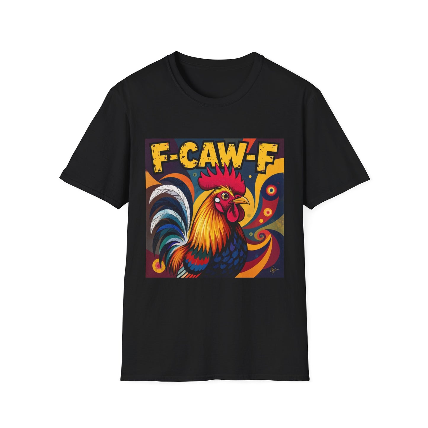 F-CAW-F Rooster Western Boho, Unisex T-Shirt,