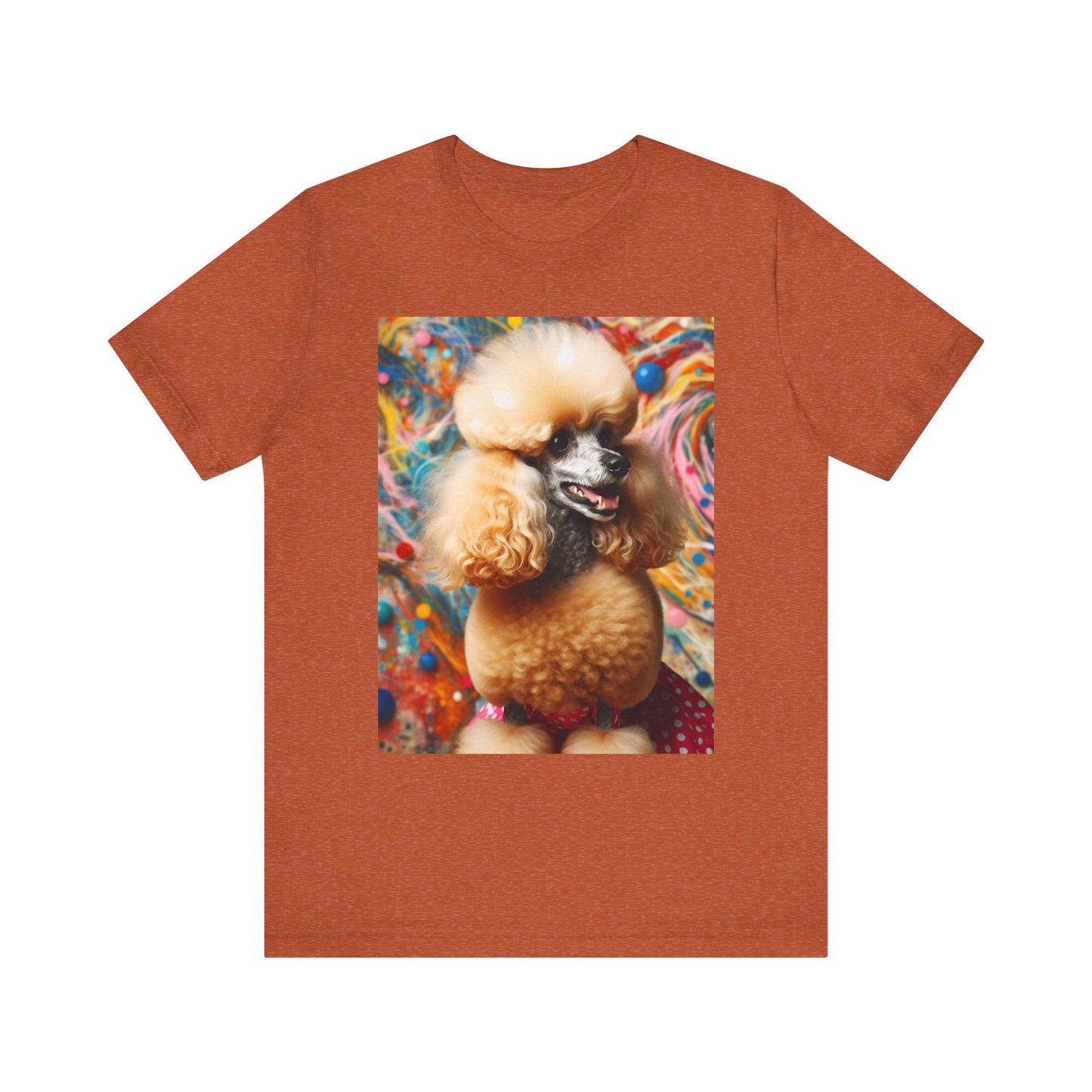 Retro Colorful Poodle Tee - Unisex Shirt
