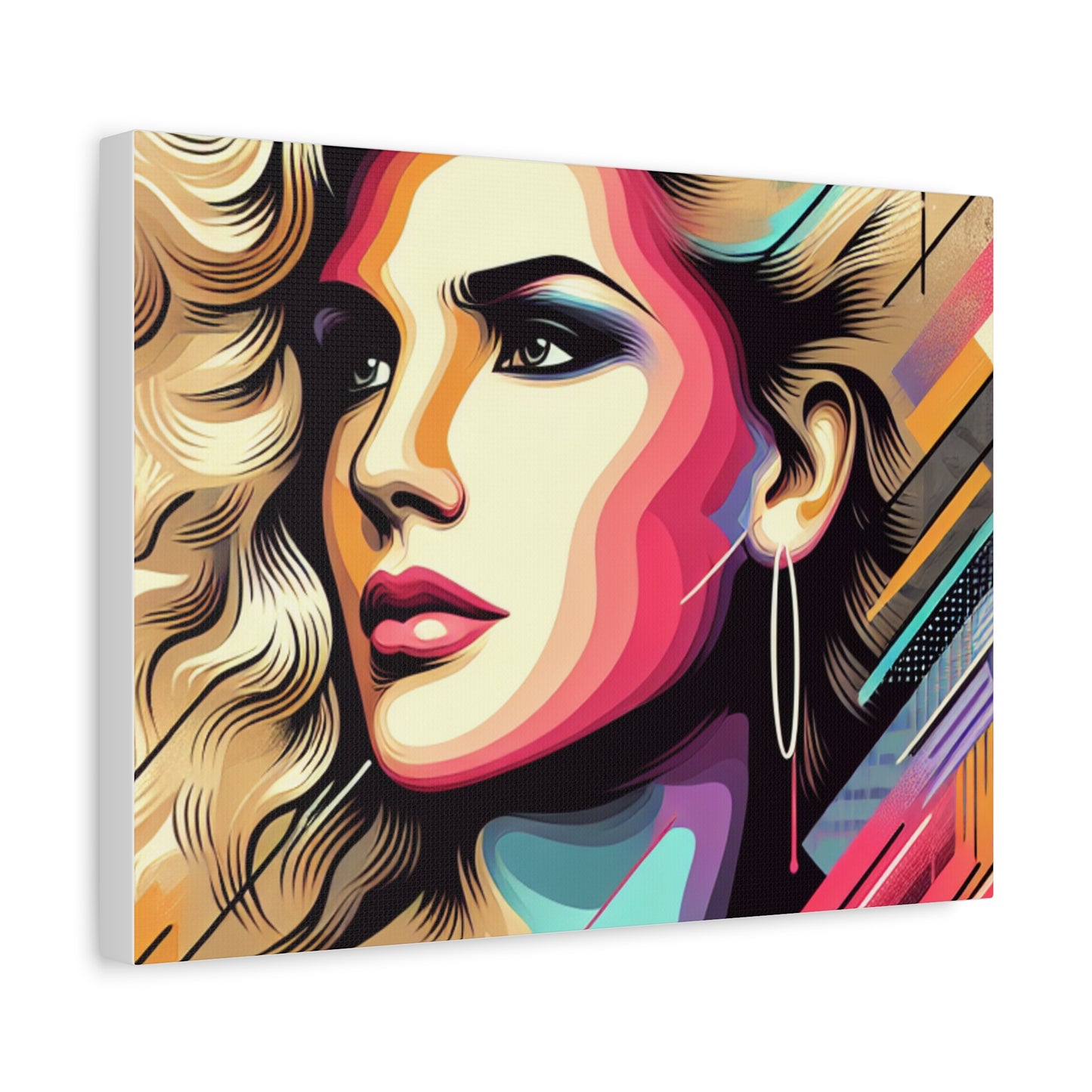 Pretty Woman Abstract Art