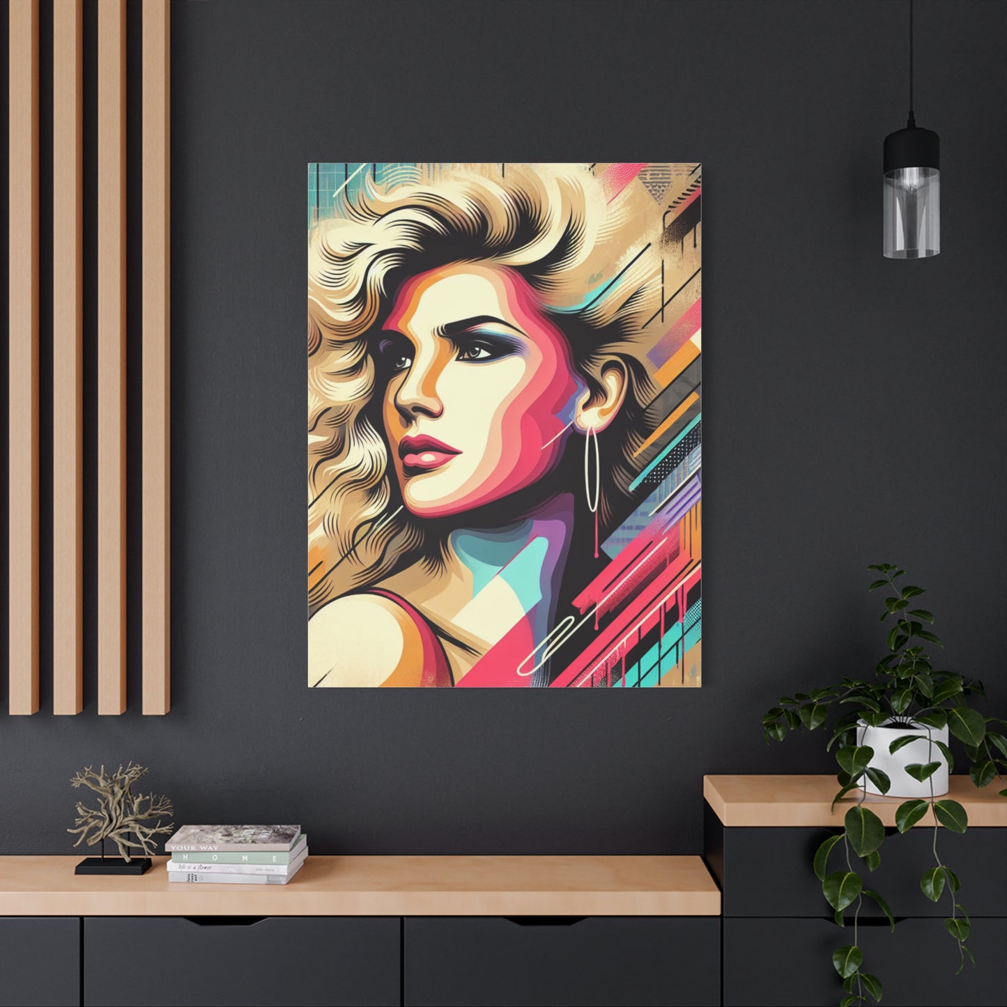 Pretty Woman Abstract Art