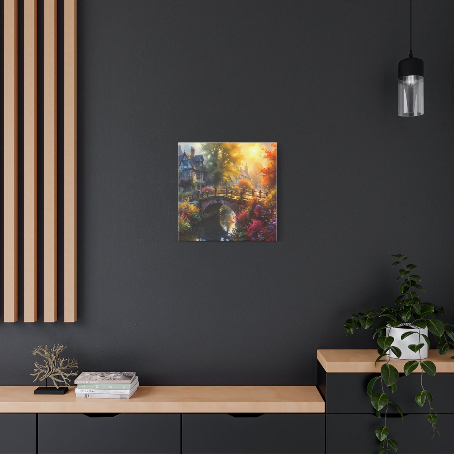 Canvas Print - The Bridge to Town Wall Art