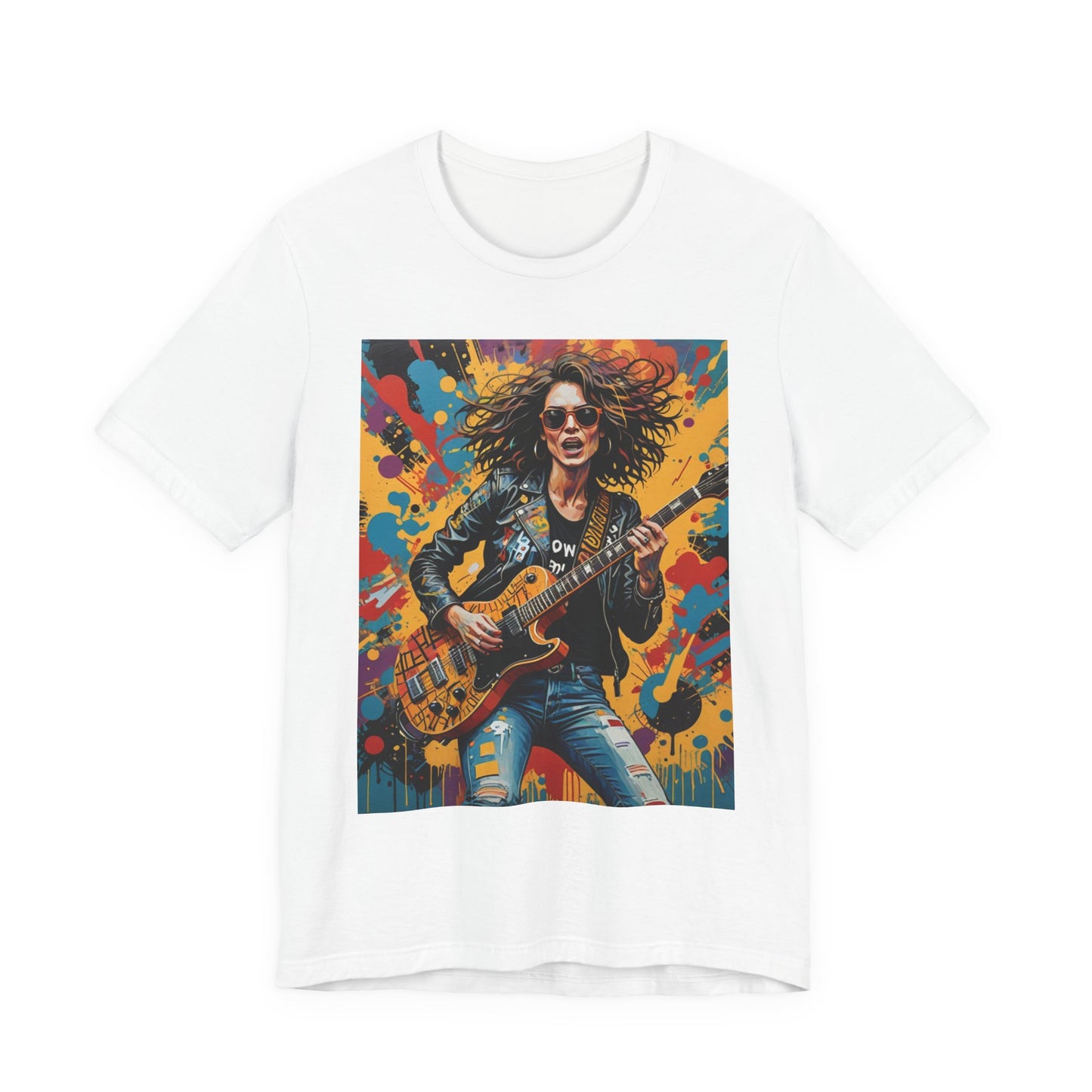 Female Rocker Abstract T-Shirt 2