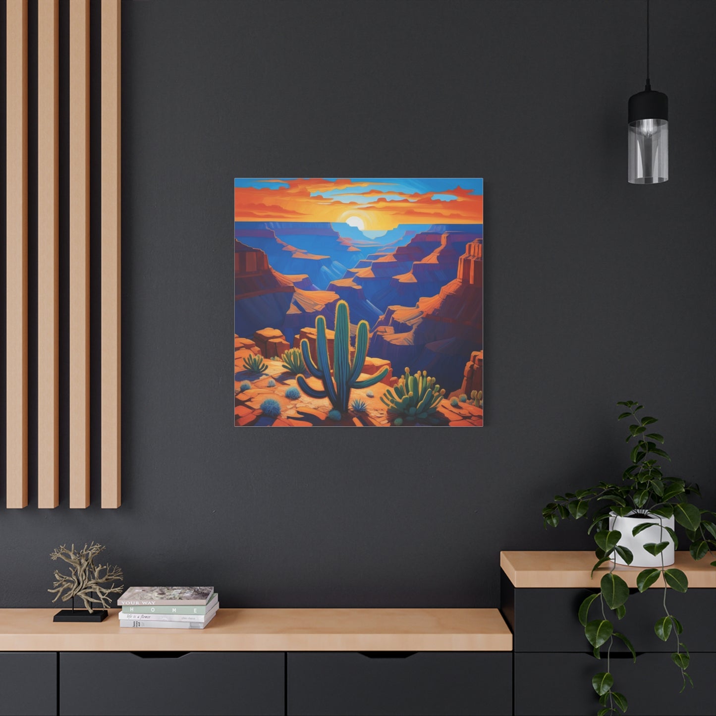 Canvas Print - Grand Canyon Abstract Art 4