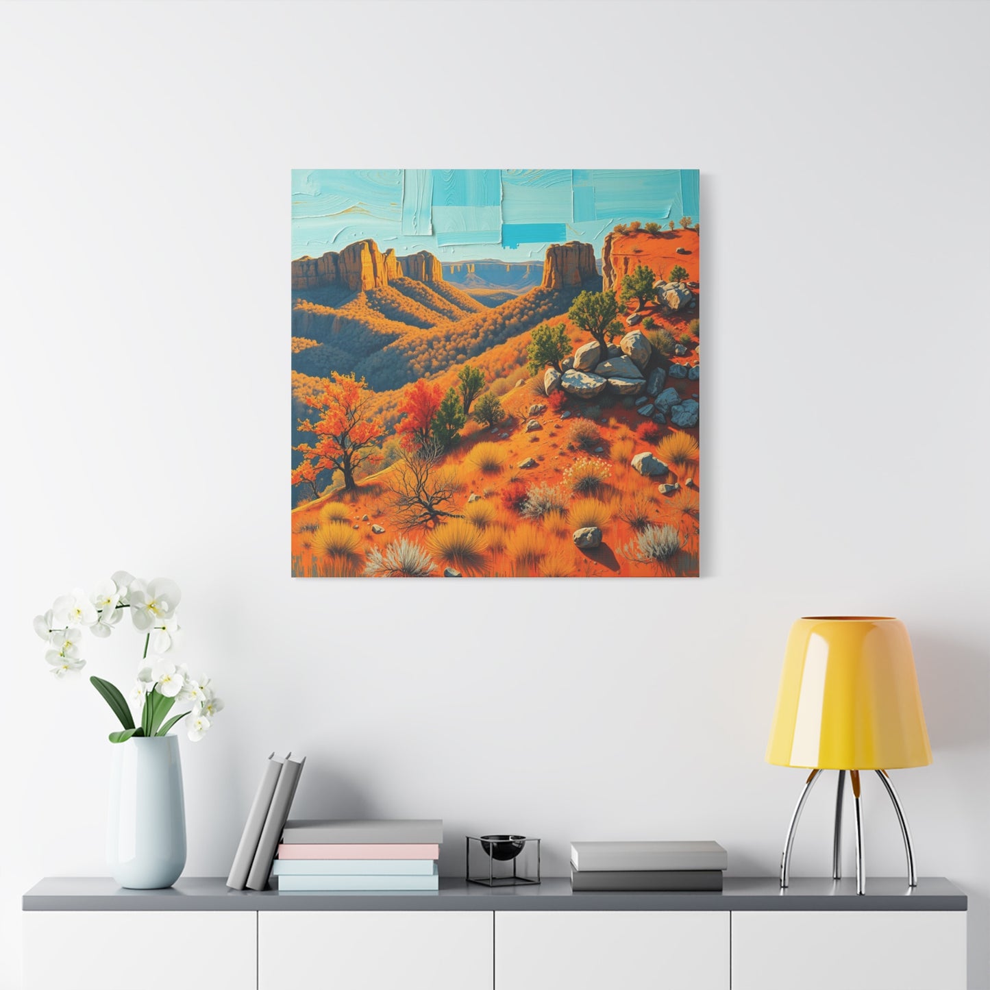 Canvas Print -Abstract 3 Southwest Landscape Wall Art