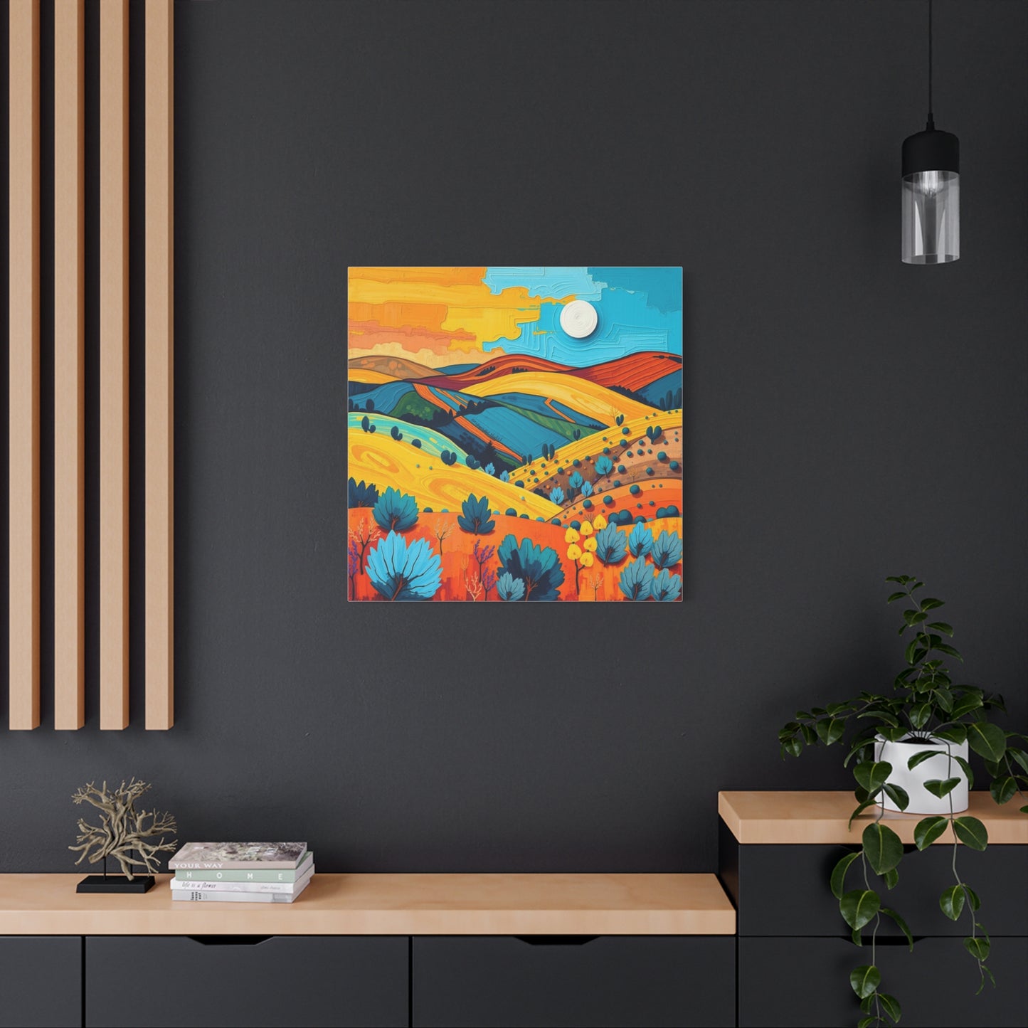 Canvas Print -Abstract 1 Southwest Landscape Wall Art
