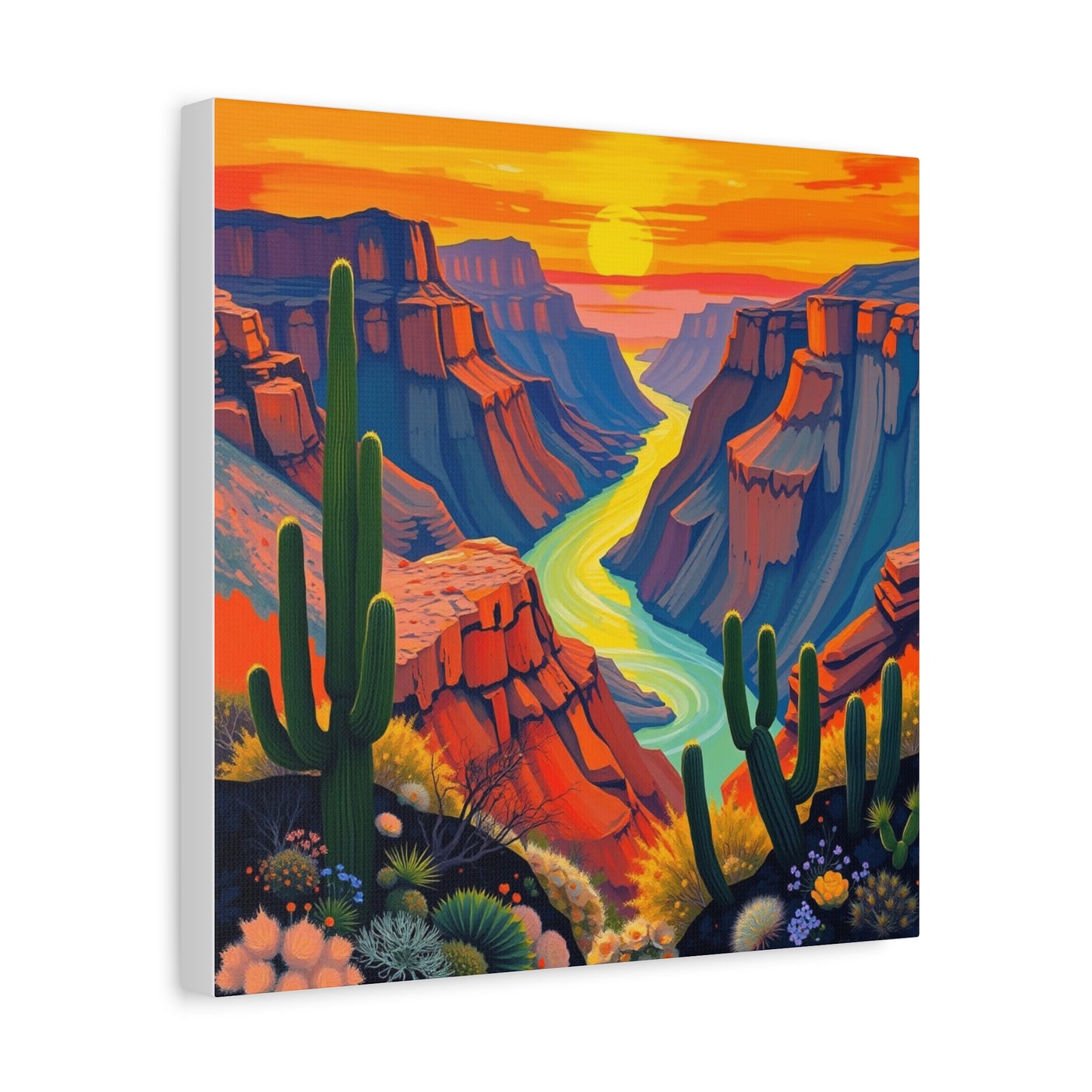 Canvas Print - Grand Canyon Abstract Art 1