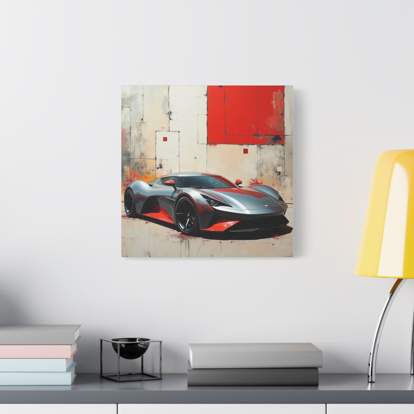 Sports Car Abstract Art