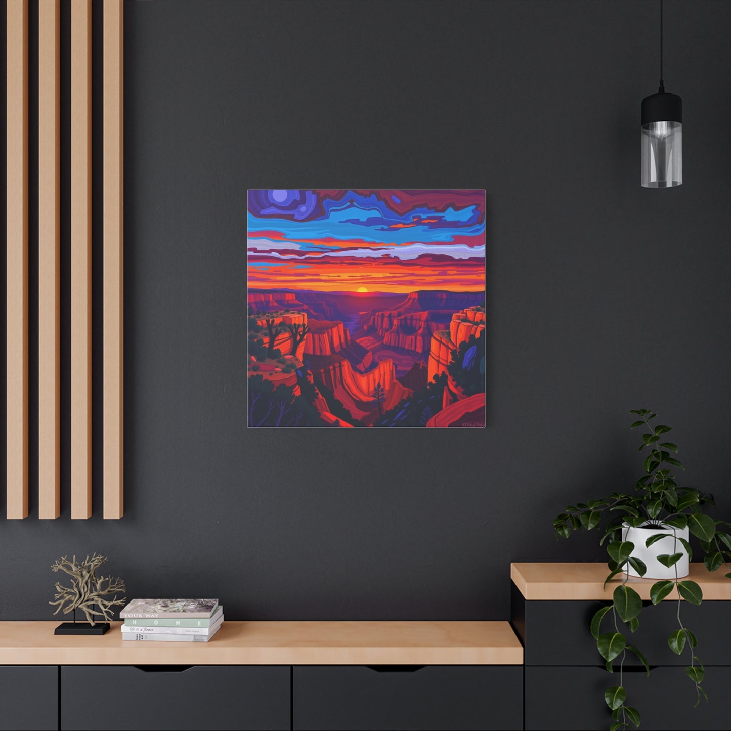 Canvas Print - Grand Canyon Abstract Art 2