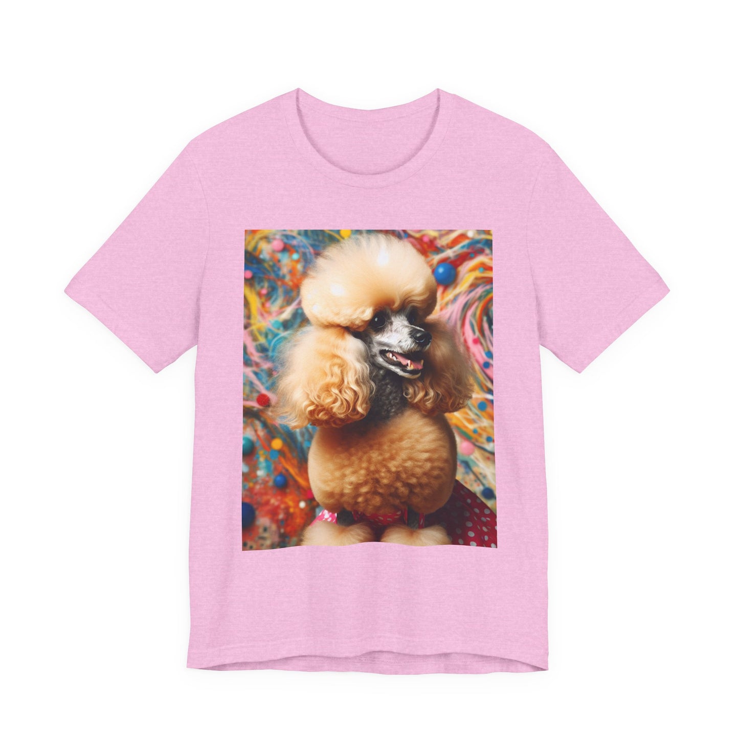 Retro Colorful Poodle Tee - Unisex Shirt