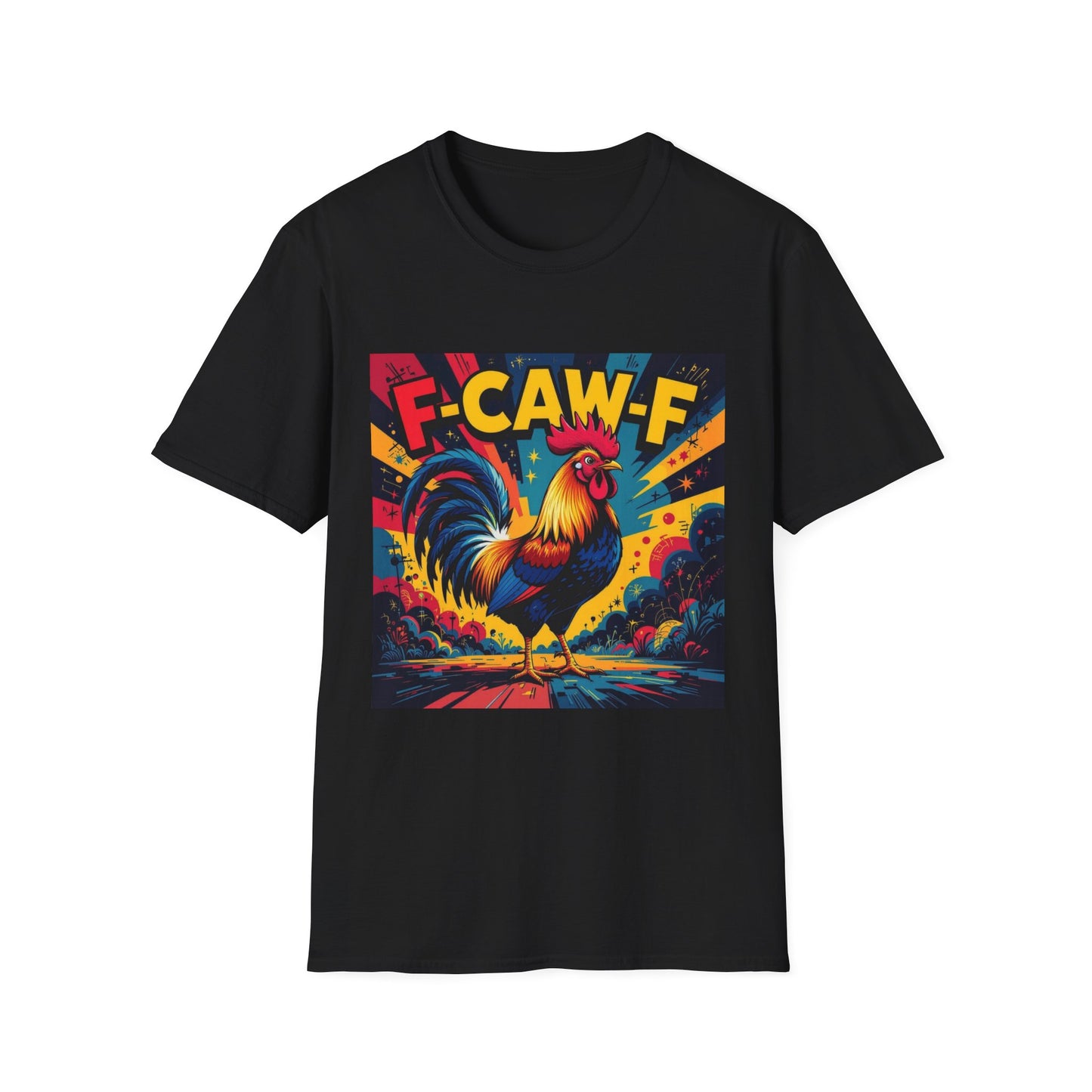 F-CAW-F Rooster Western Boho, Unisex T-Shirt,