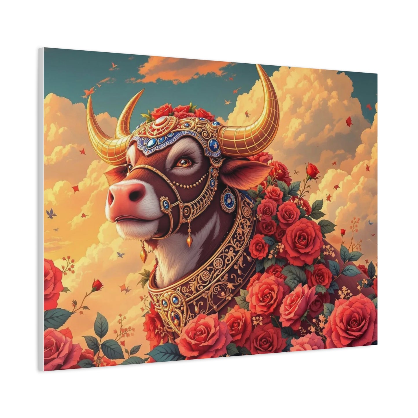 Canvas Print - Ruby the Magnificent Cow Picture