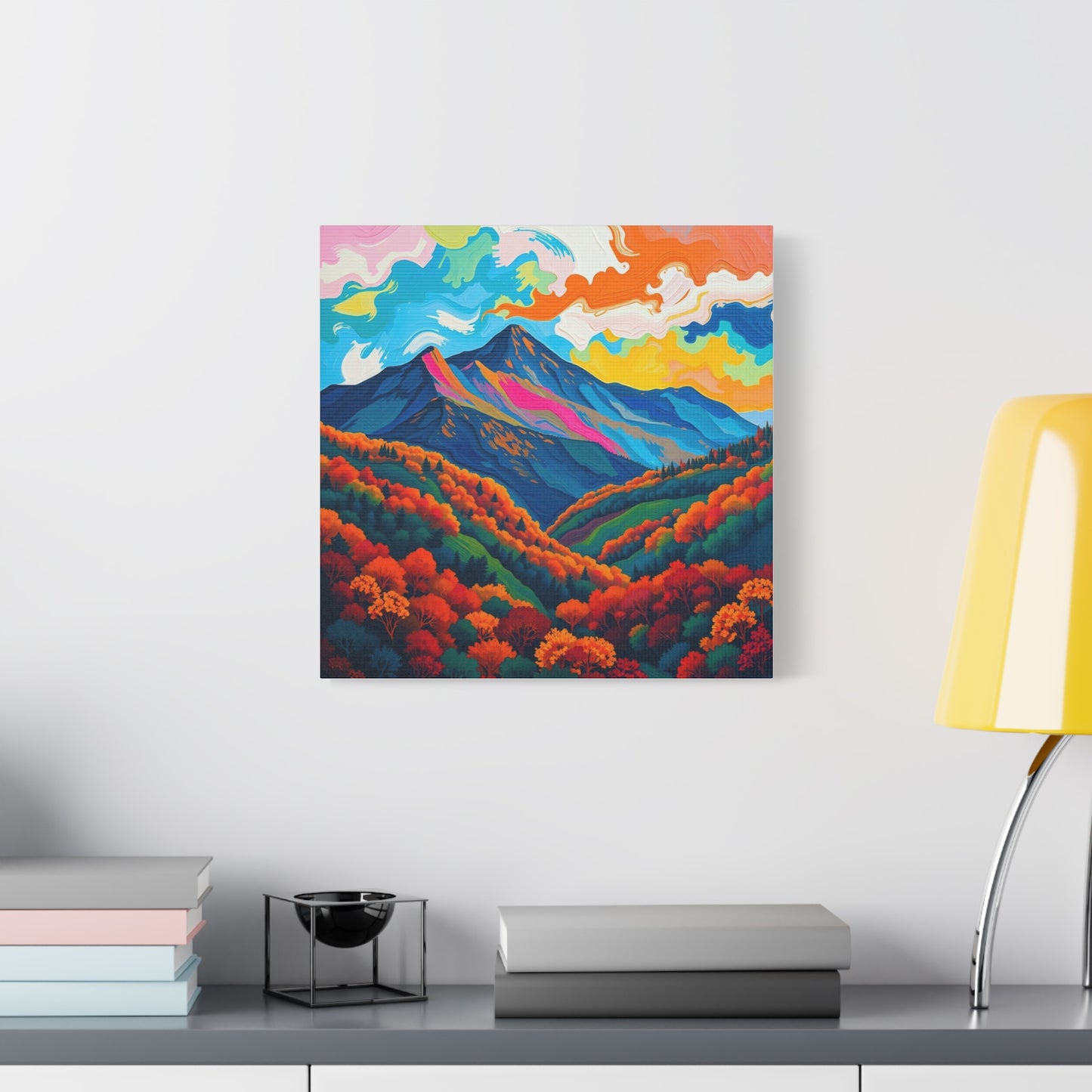 Canvas Wall Art - Abstract Black Hills Scenic