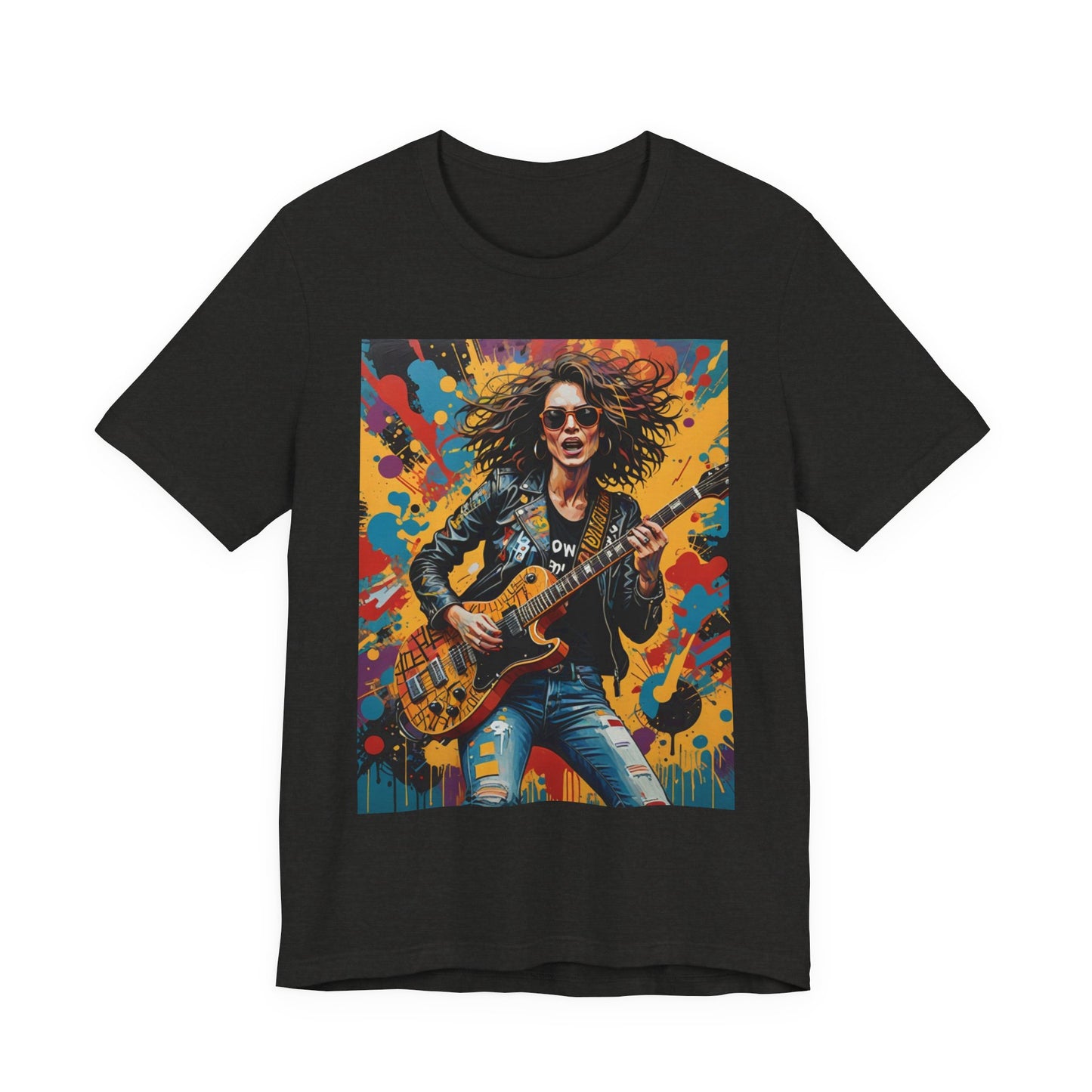 Female Rocker Abstract T-Shirt 2