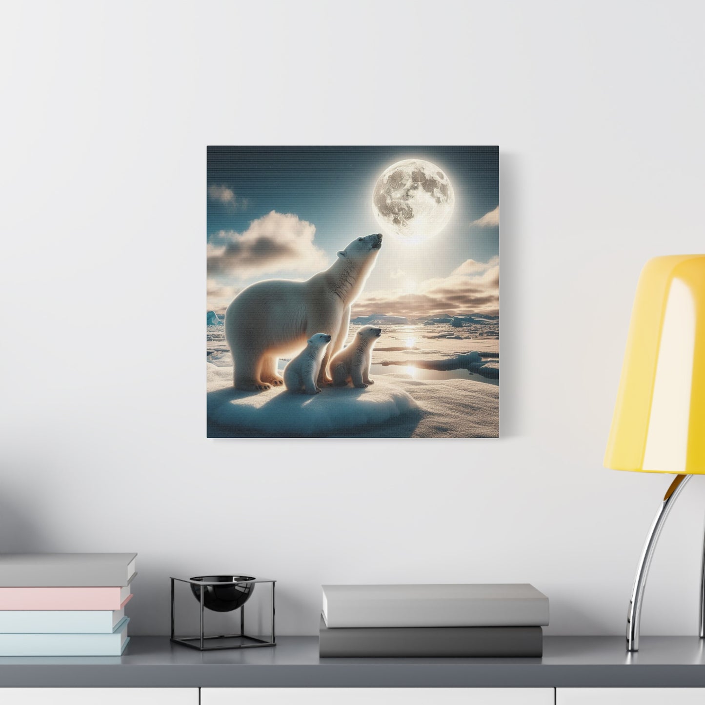 Canvas Print - Polar Bears Wall Art