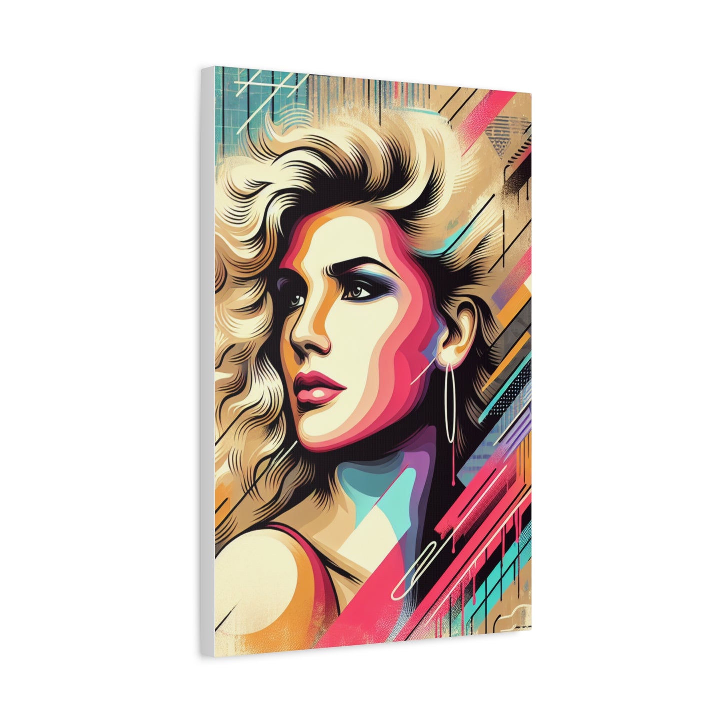 Pretty Woman Abstract Art
