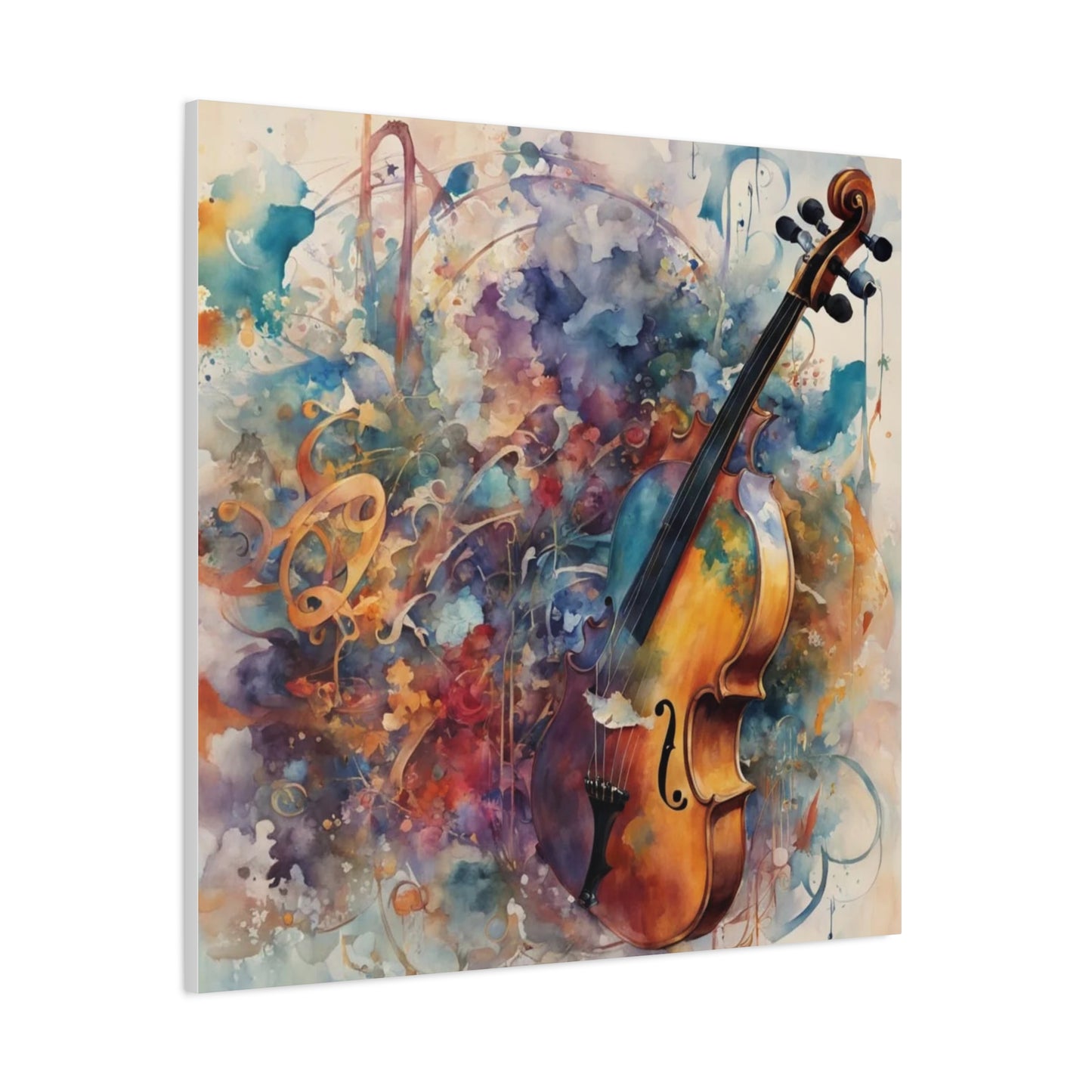 Violin Abstract Art