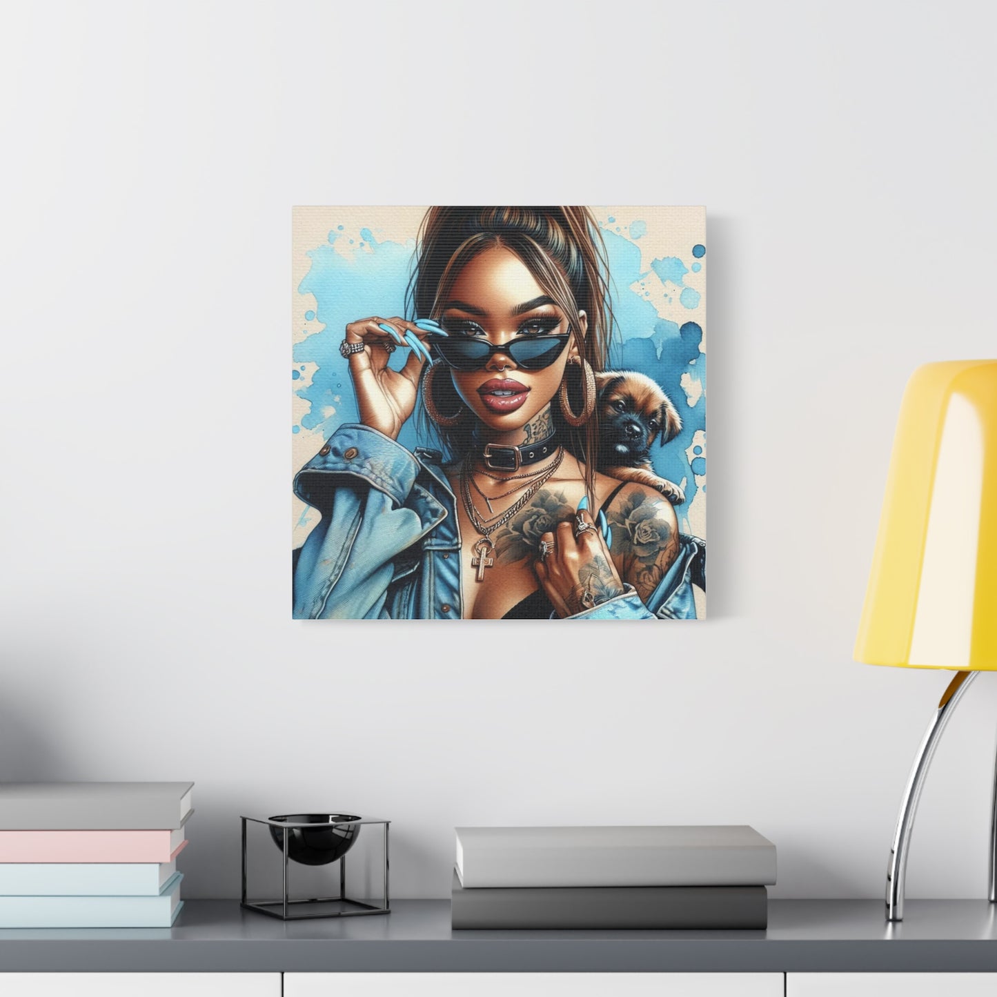 Beautiful Black Woman Canvas Art